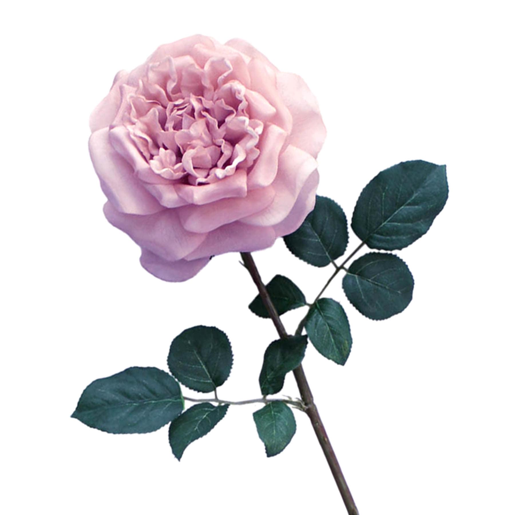 Willow Crossley Pink Real Feel Rose Floral Stem, 25.6"
