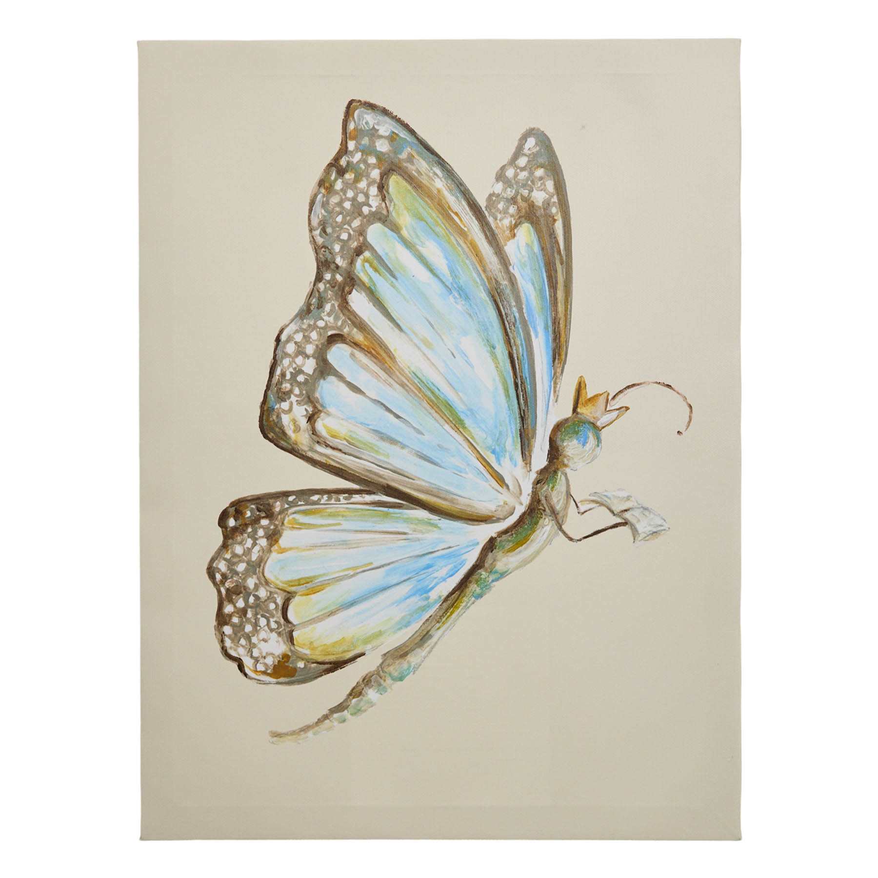 Reading Butterfly Canvas Wall Art, 12x16