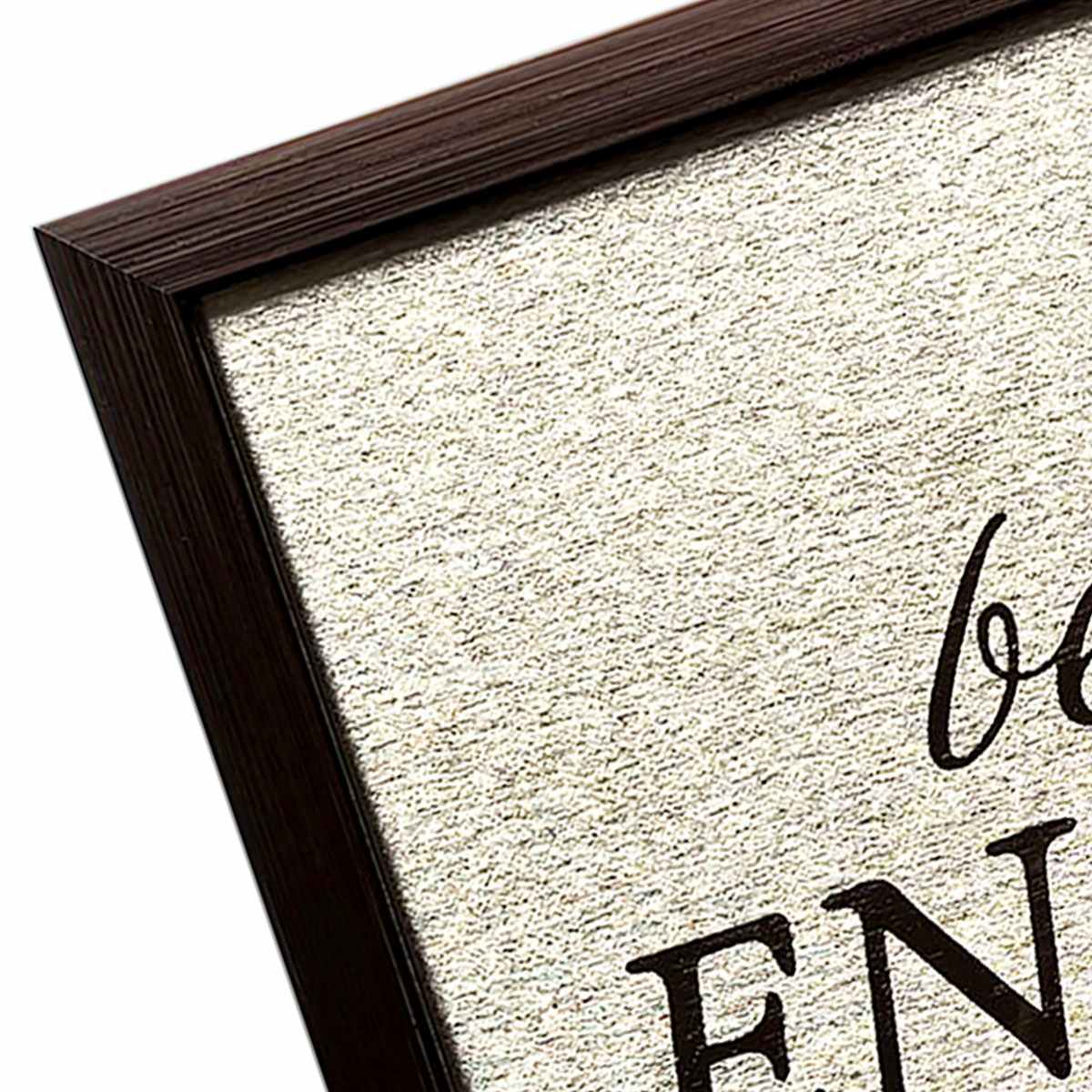 Glass Framed Foiled Be The Energy You Wish To Attract Print Wall Sign, 12"