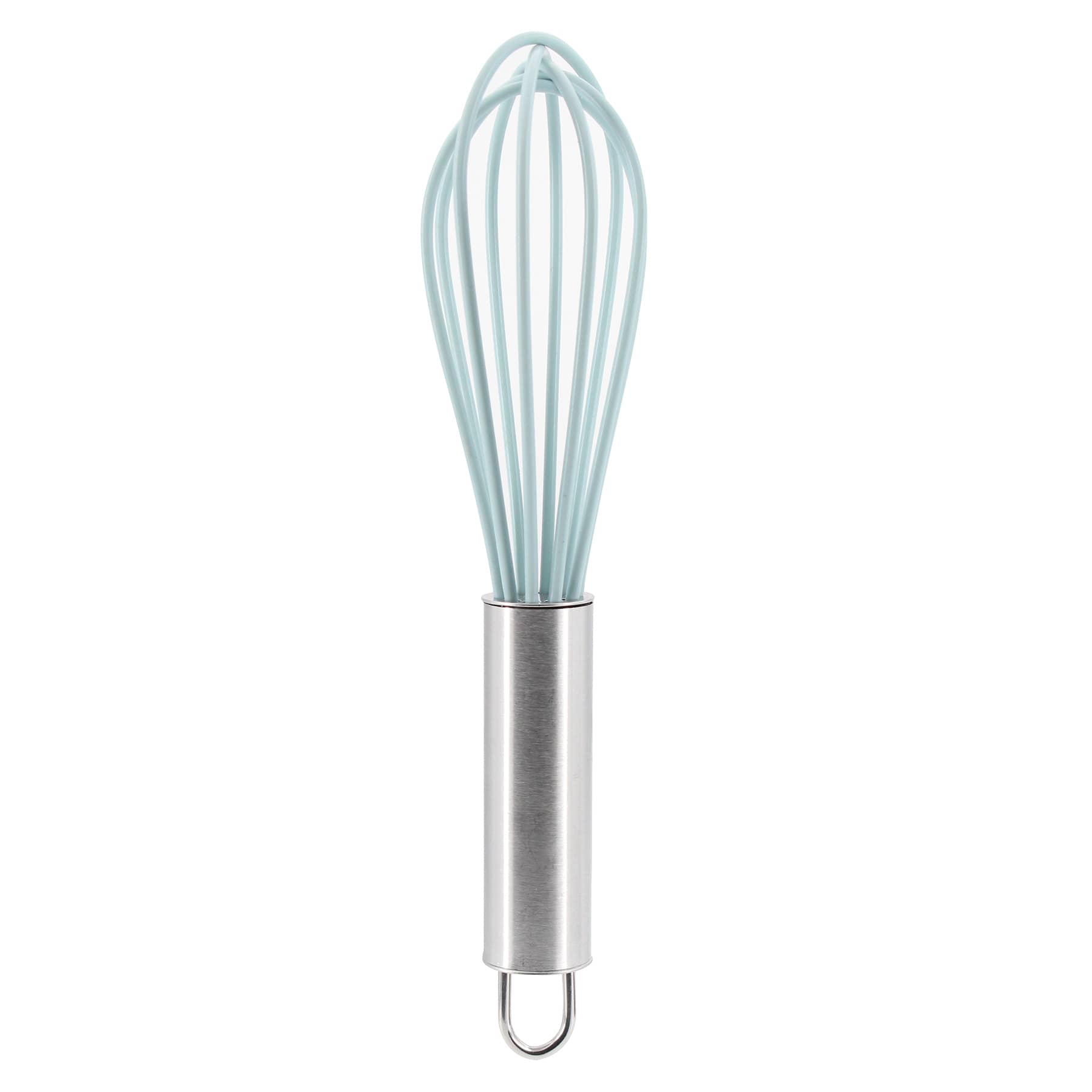 Mini Silicone Whisk, Aqua