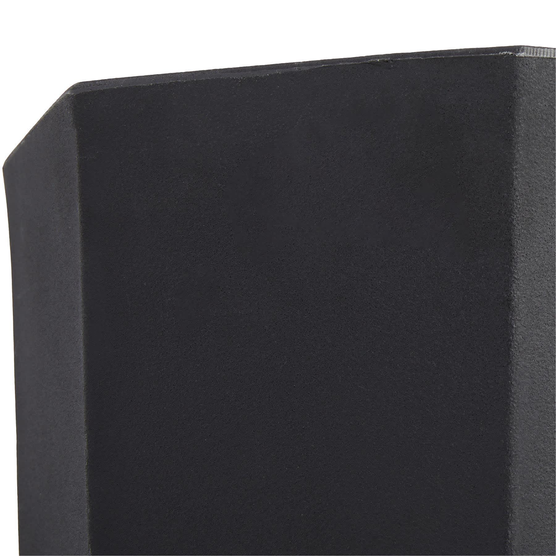 Merino Black Outdoor Planter, 16"