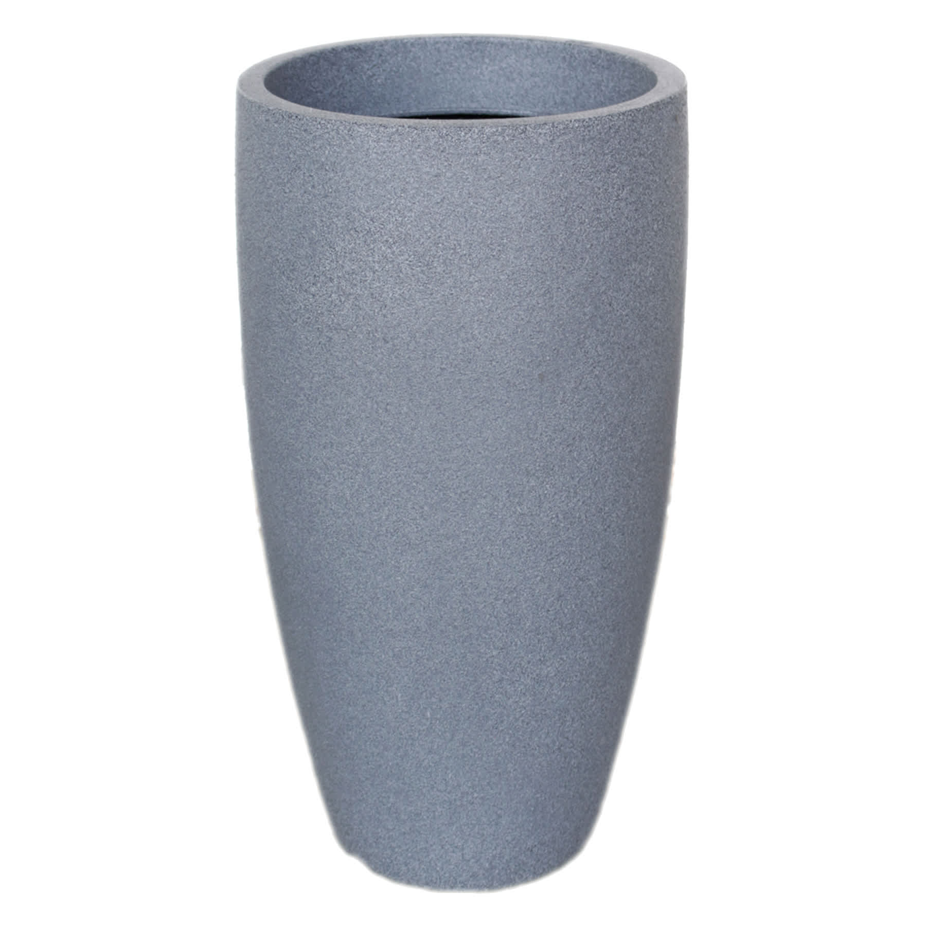 Japi Charcoal Slim Conic Outdoor Planter, Small