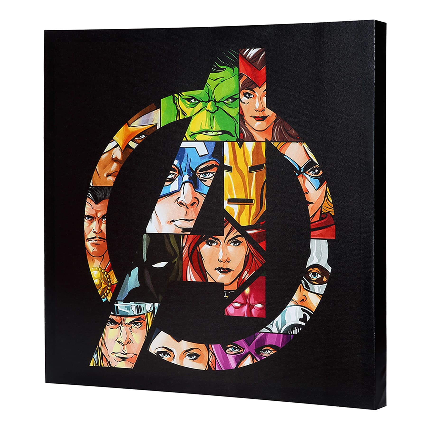 Avengers Logo Canvas Wall Art, 20"