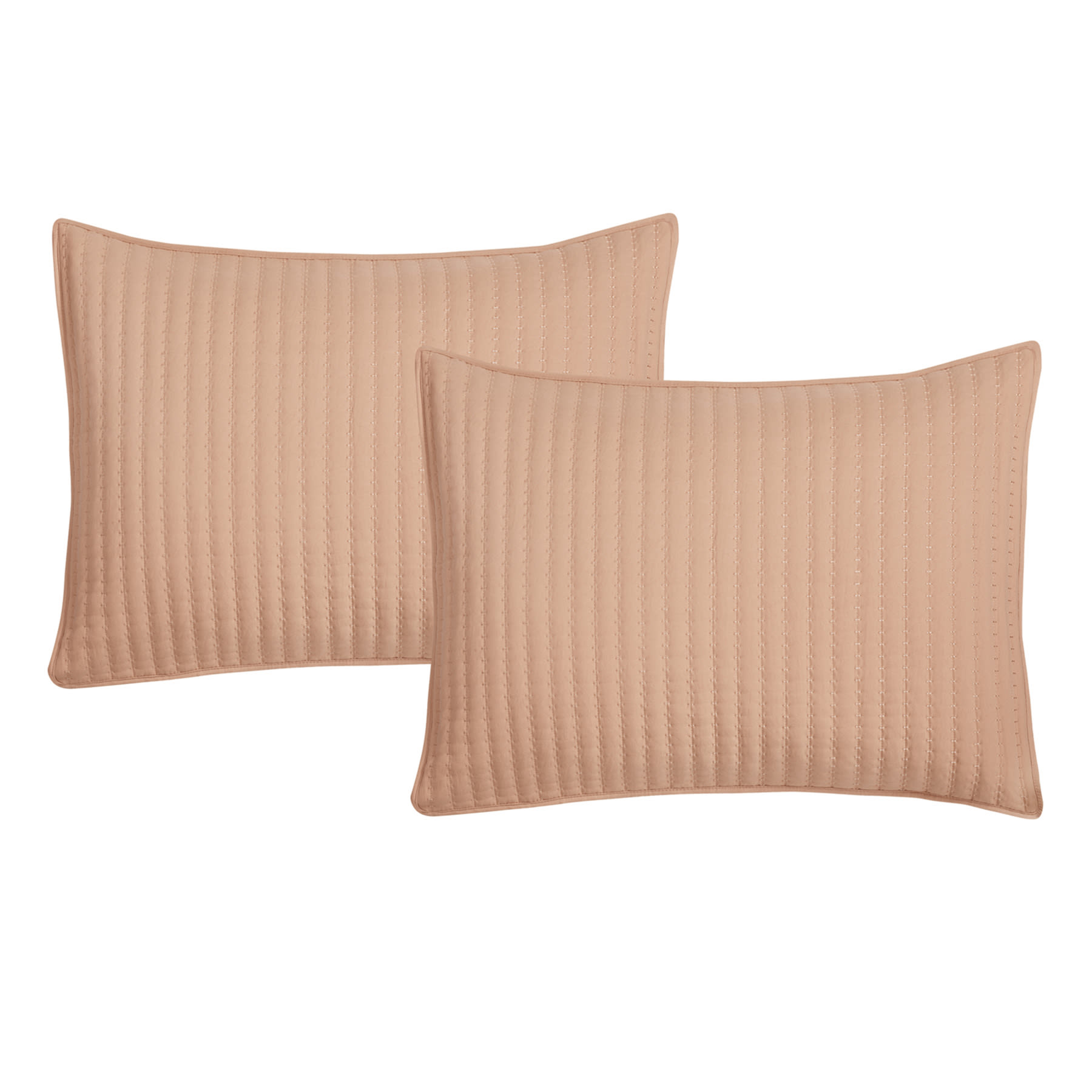 Honeybloom 3-Piece Pink Washed Microfiber Quilt Set, King