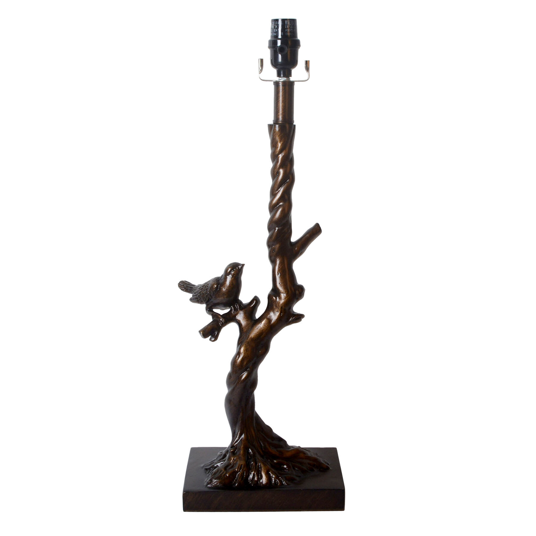 Bronze Bird Medium Large Table Lamp Base, 24"