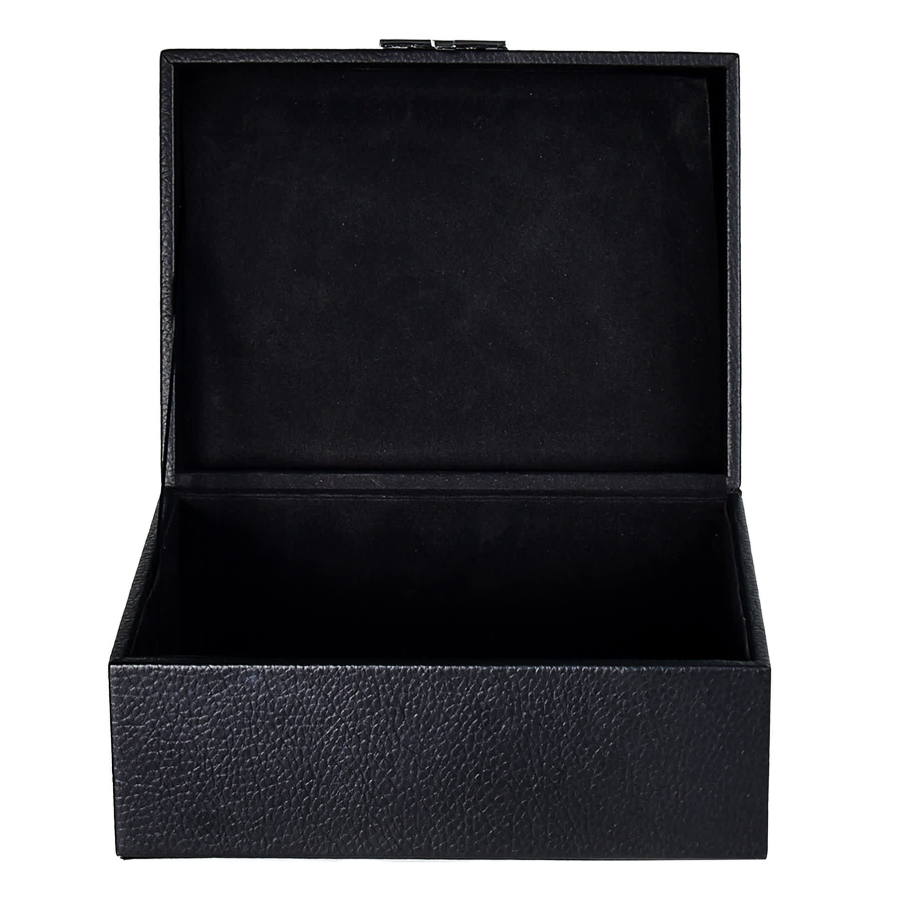 Black Leather Decorative Box, Small