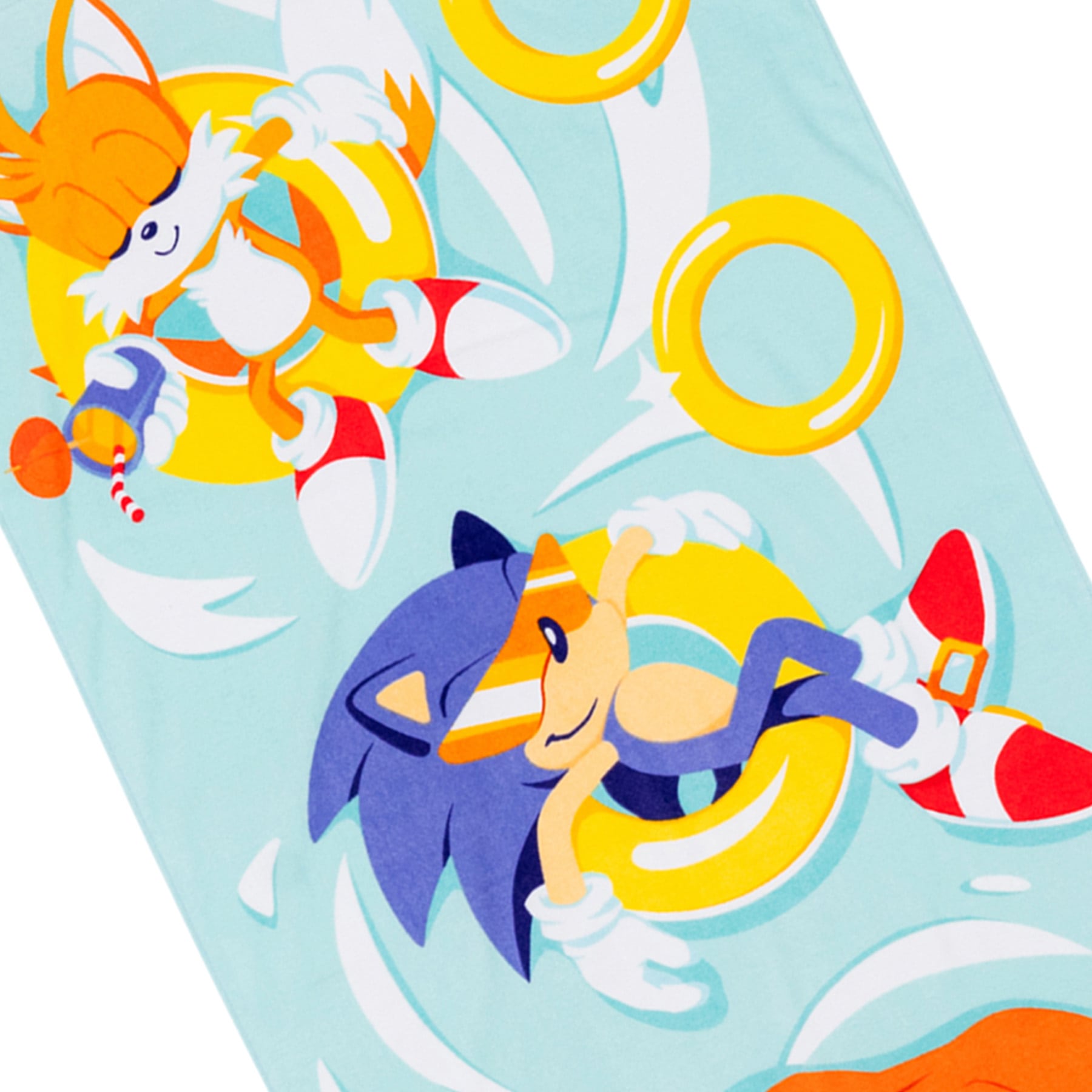 Sonic Summer Speed Kids Beach Towel, 28x58