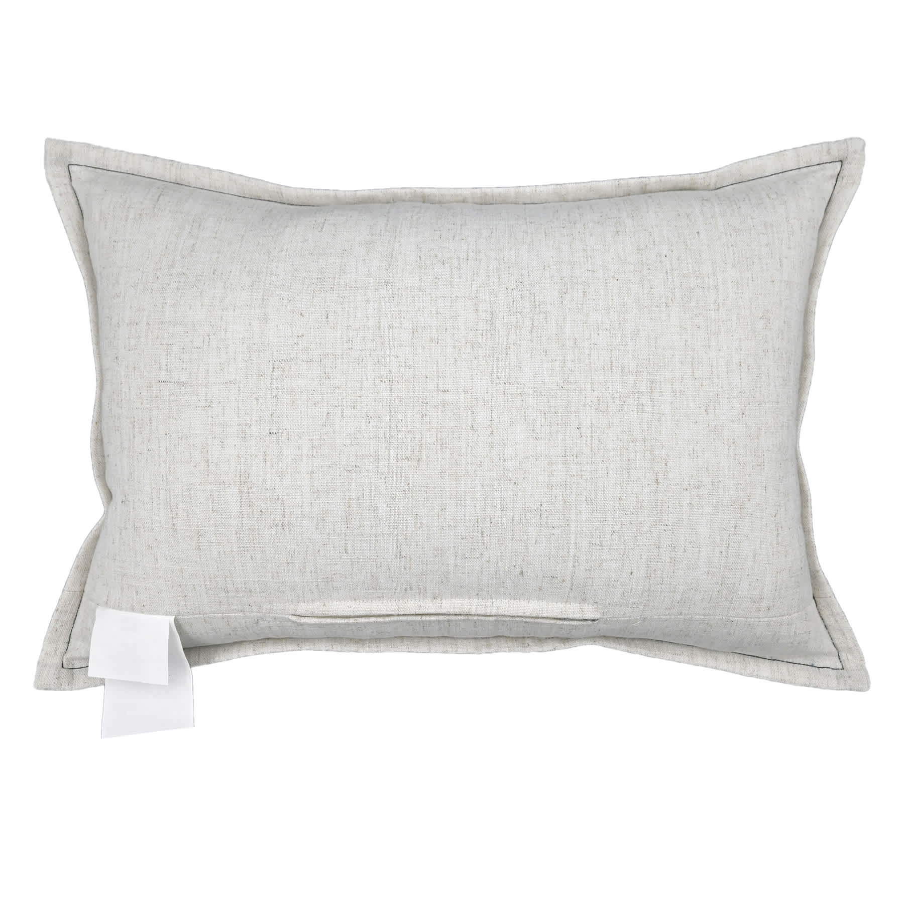 Crosby St. Black Faux Leather Oblong Trow Pillow, 14x20