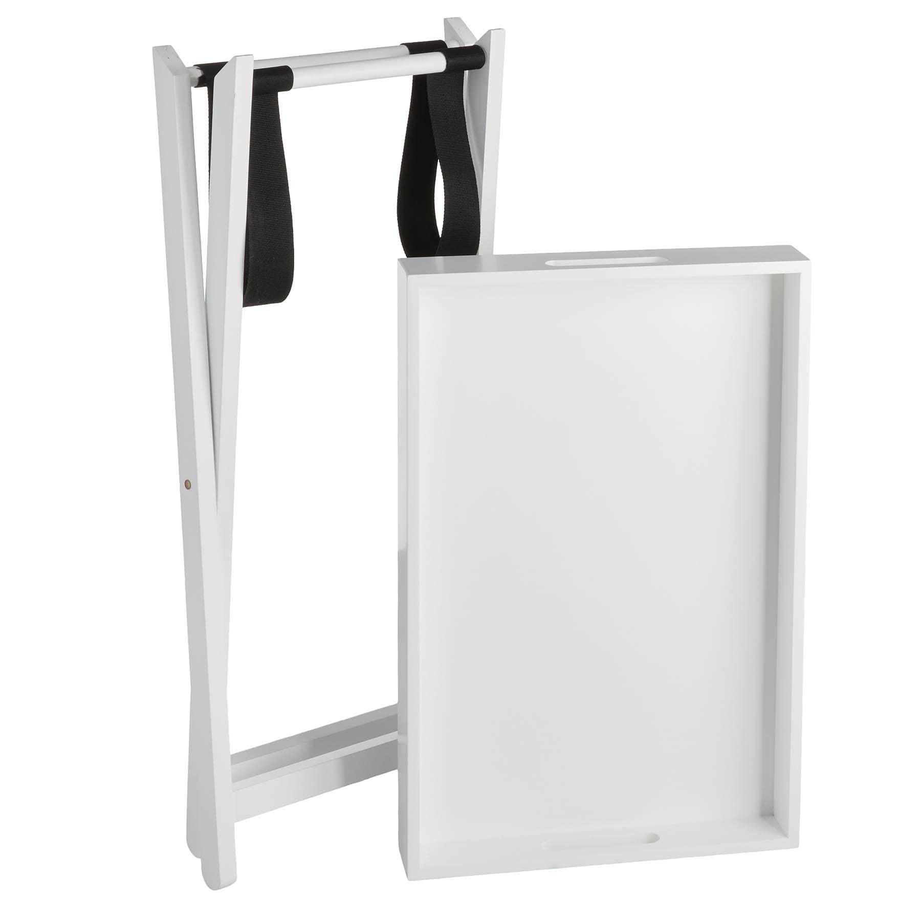 Laura Folding Tray Table - White