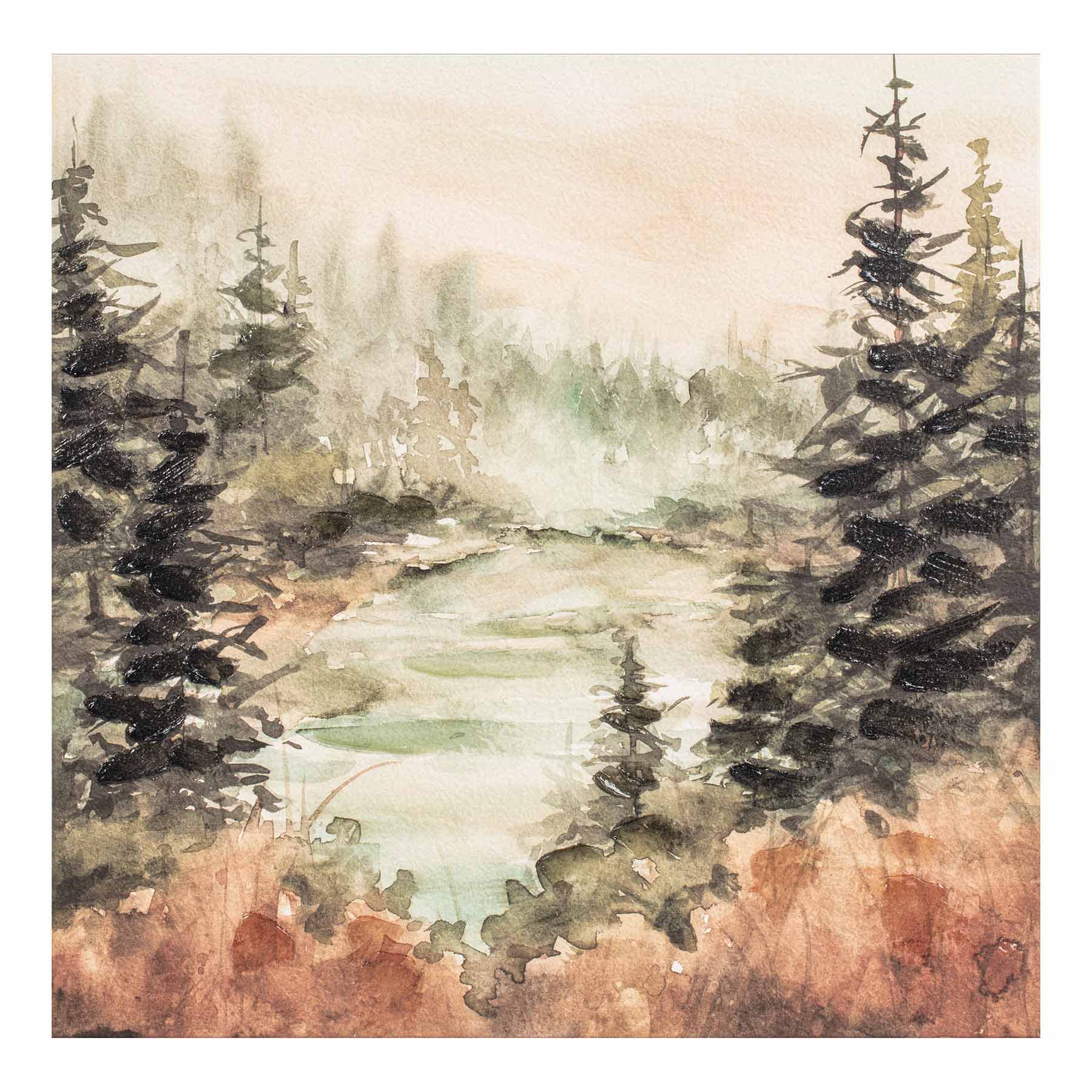 Forest Canvas Wall Art, 24"
