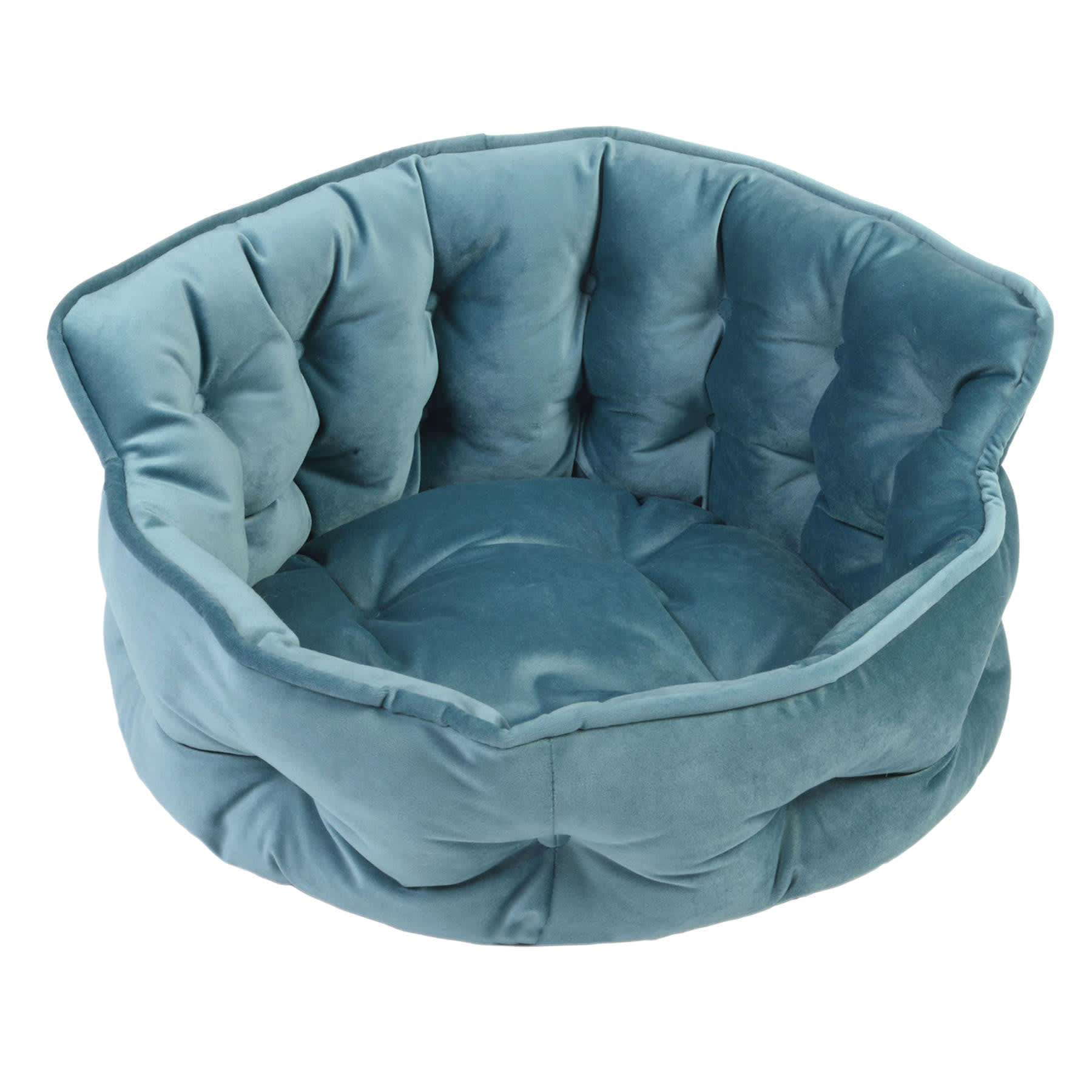 Mini Blue Velvet Pet Cuddler, 18"