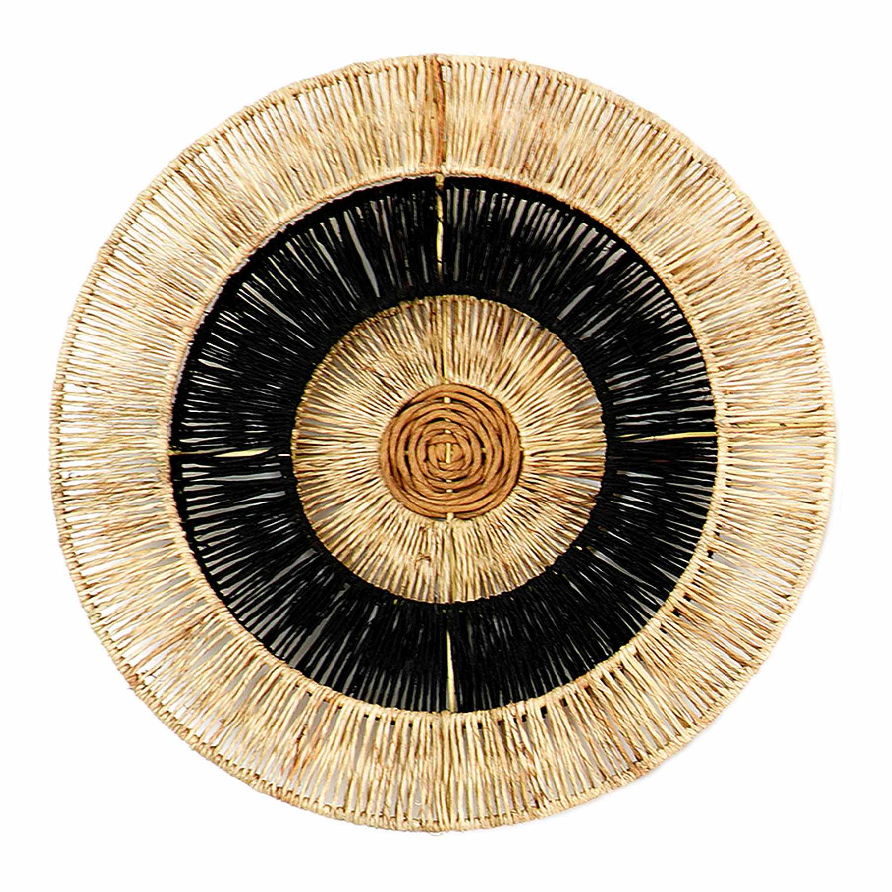 Tracey Boyd 3-Piece Geo Seagrass Round Wall Baskets