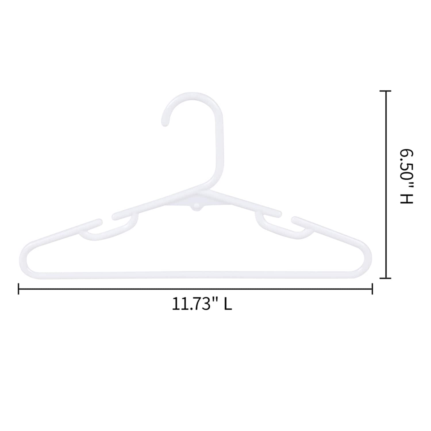 Tiny Dreamers 10-Piece Hanger, White