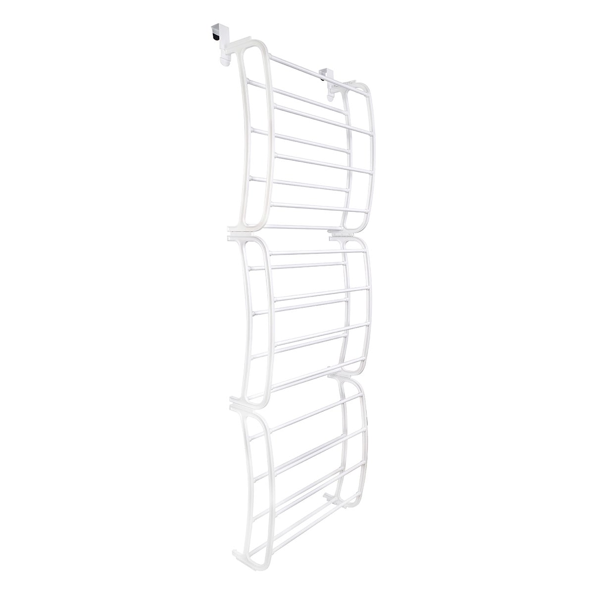 36-Pair Over The Door Shoe Organizer, White