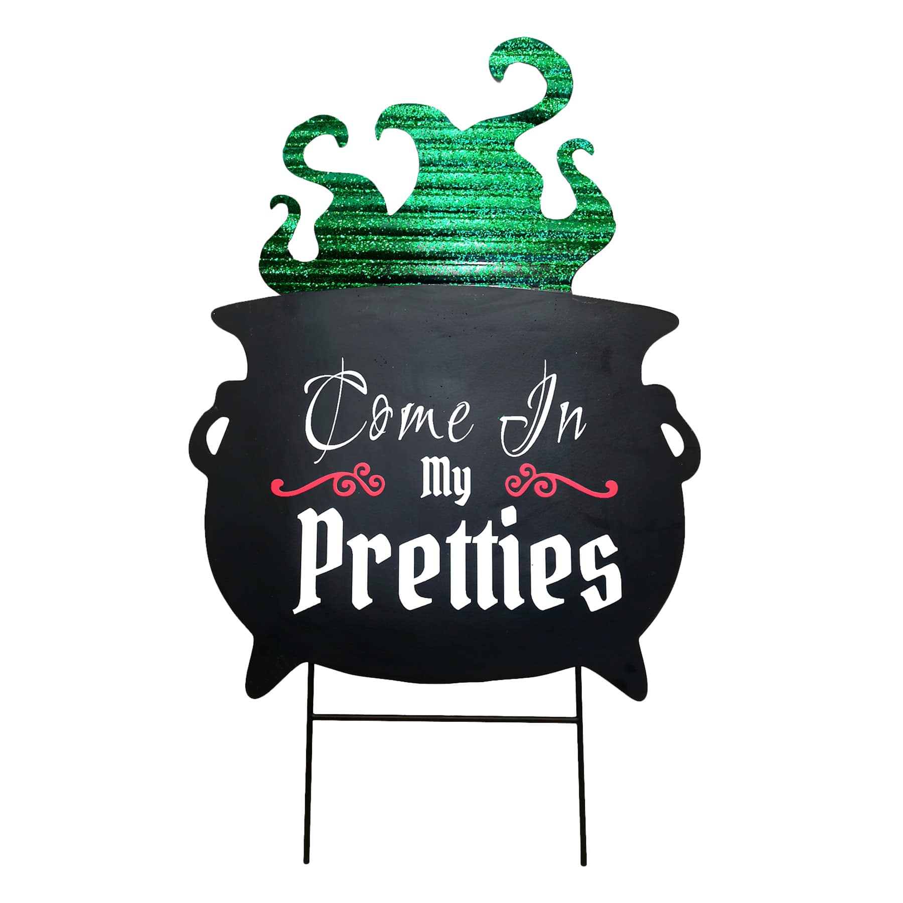 Spellbound Come in Pretties Cauldron Yardstake
