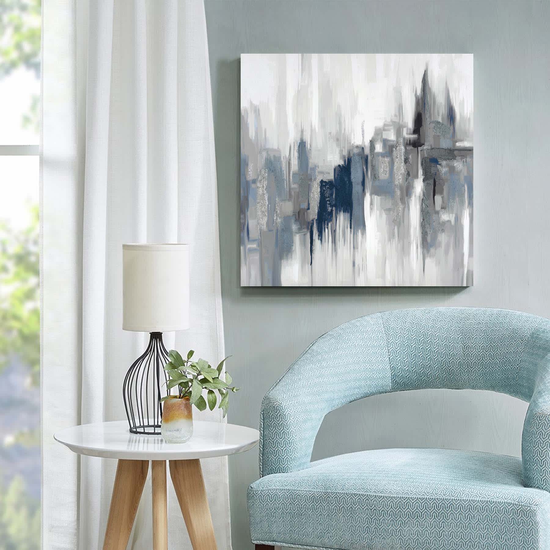Crosby St. Abstract Canvas Wall Art, 24"