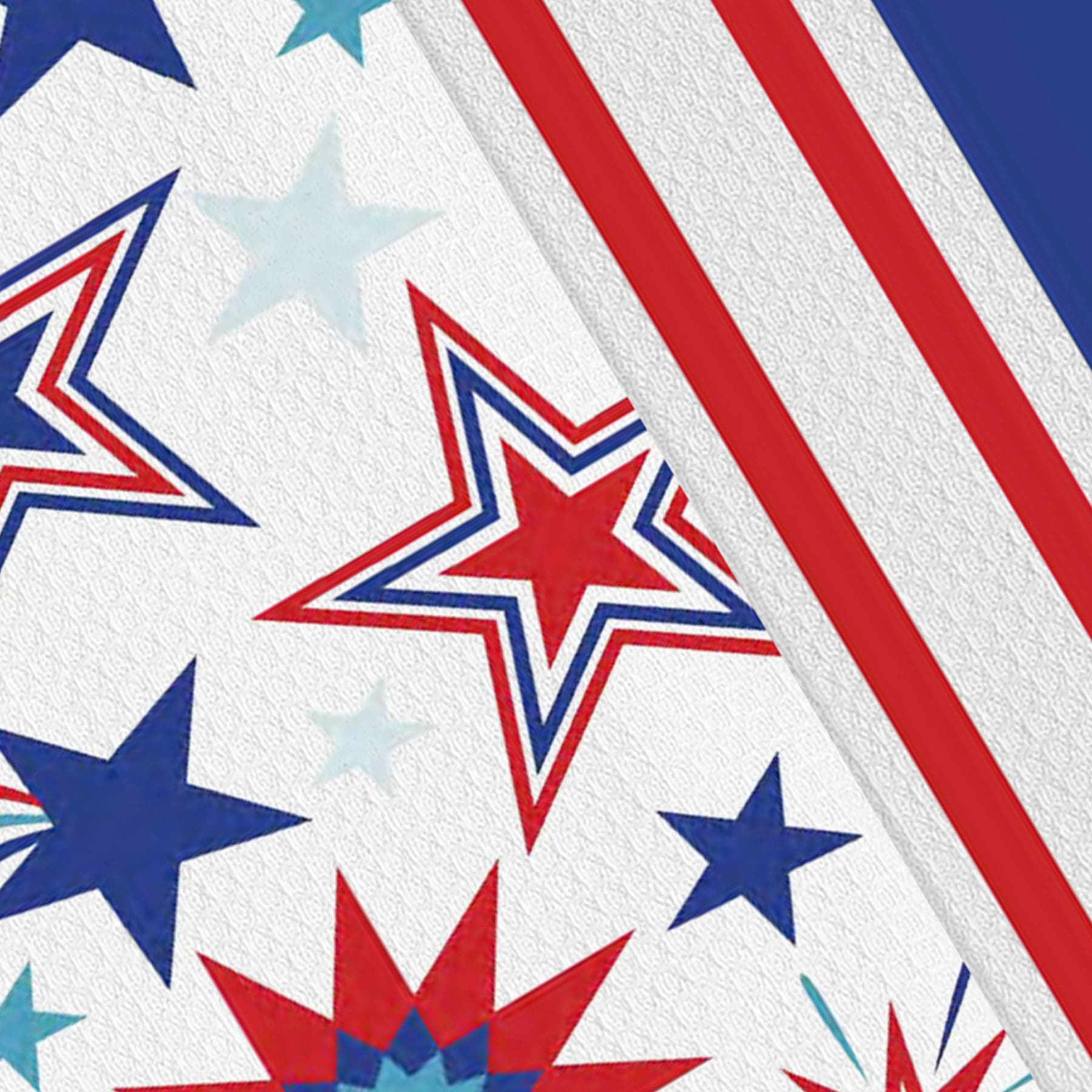 Set of 2 Happy Fourth Kitchen Towels