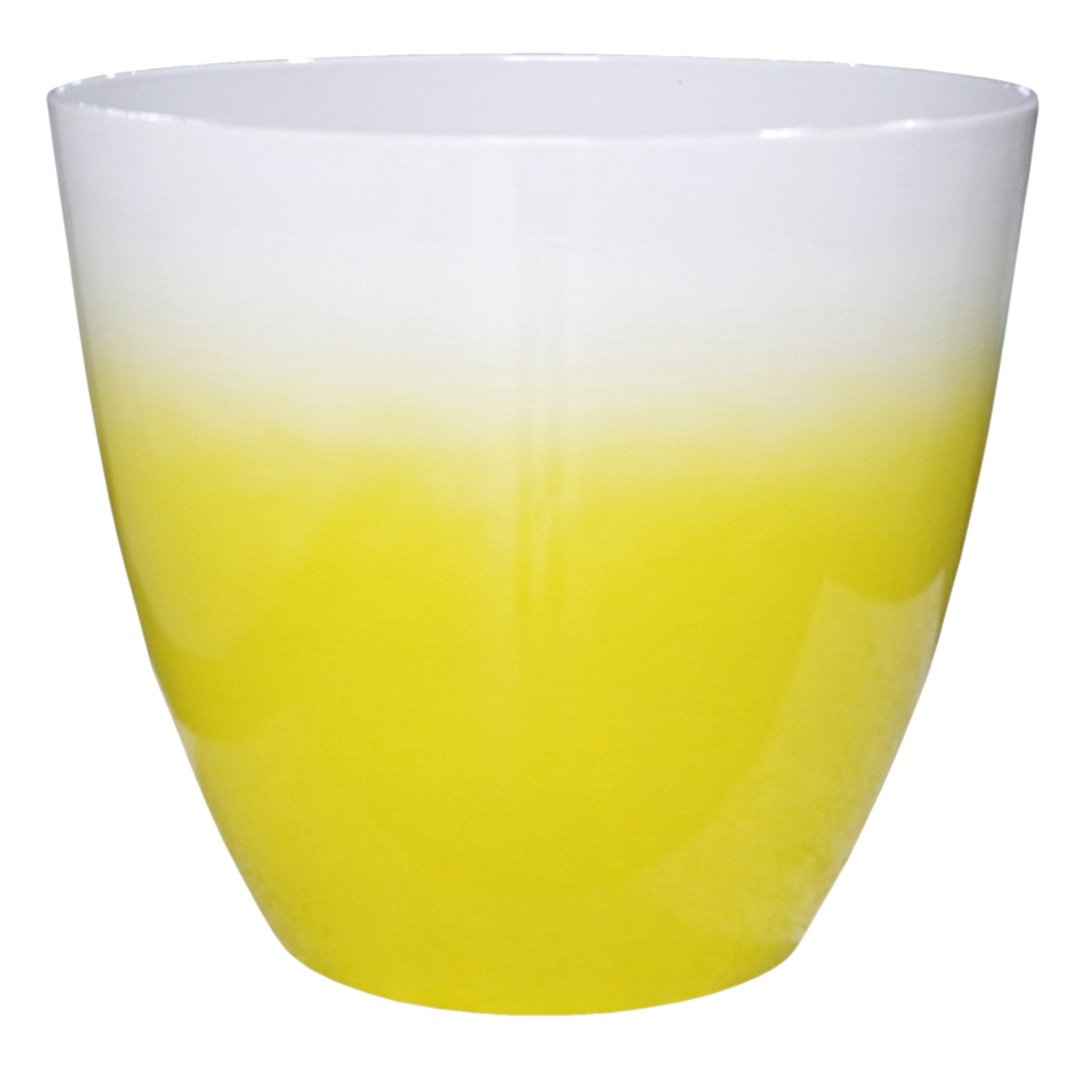 Ombre Yellow Egg Outdoor Planter, Medium
