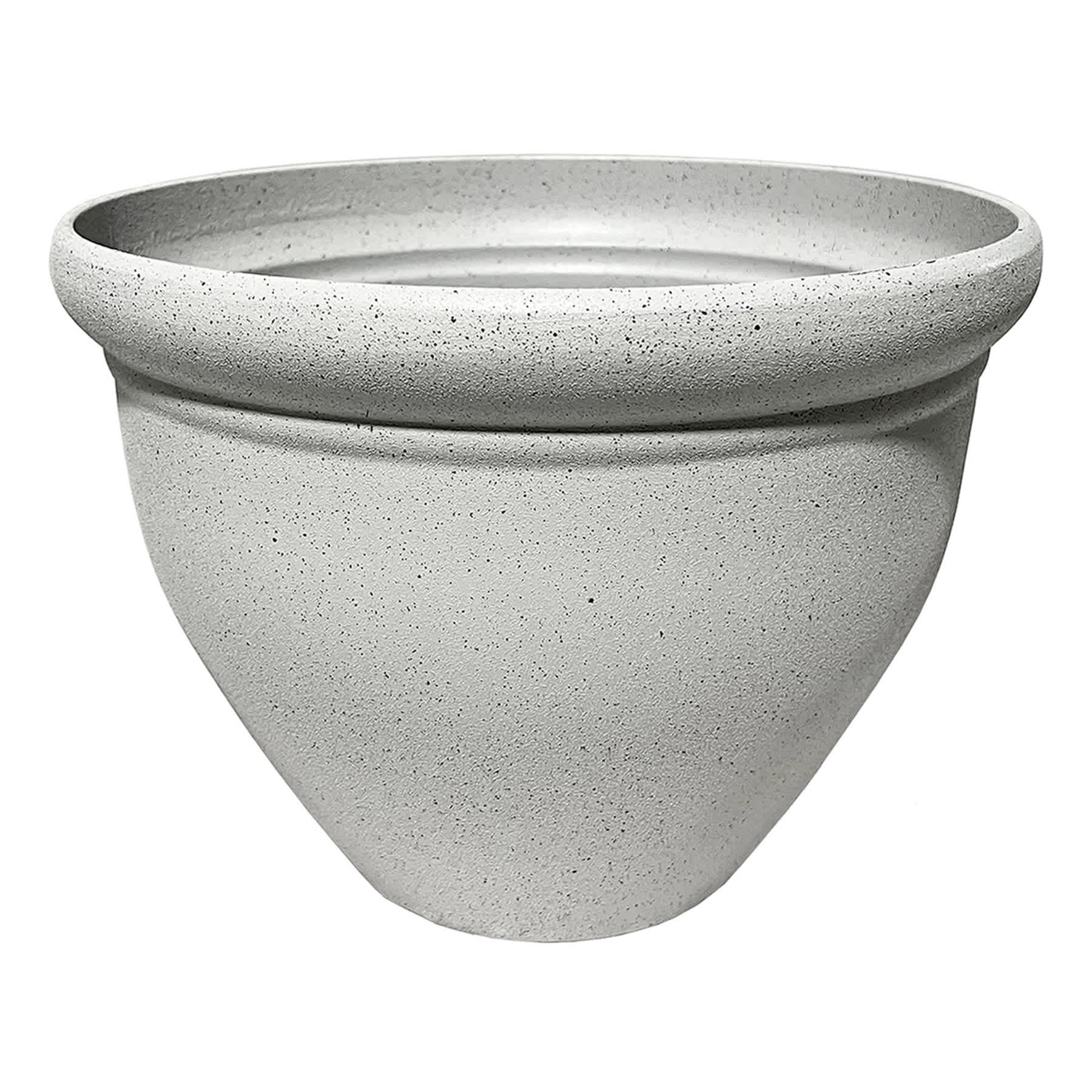 Sadiya White Outdoor Planter, Small