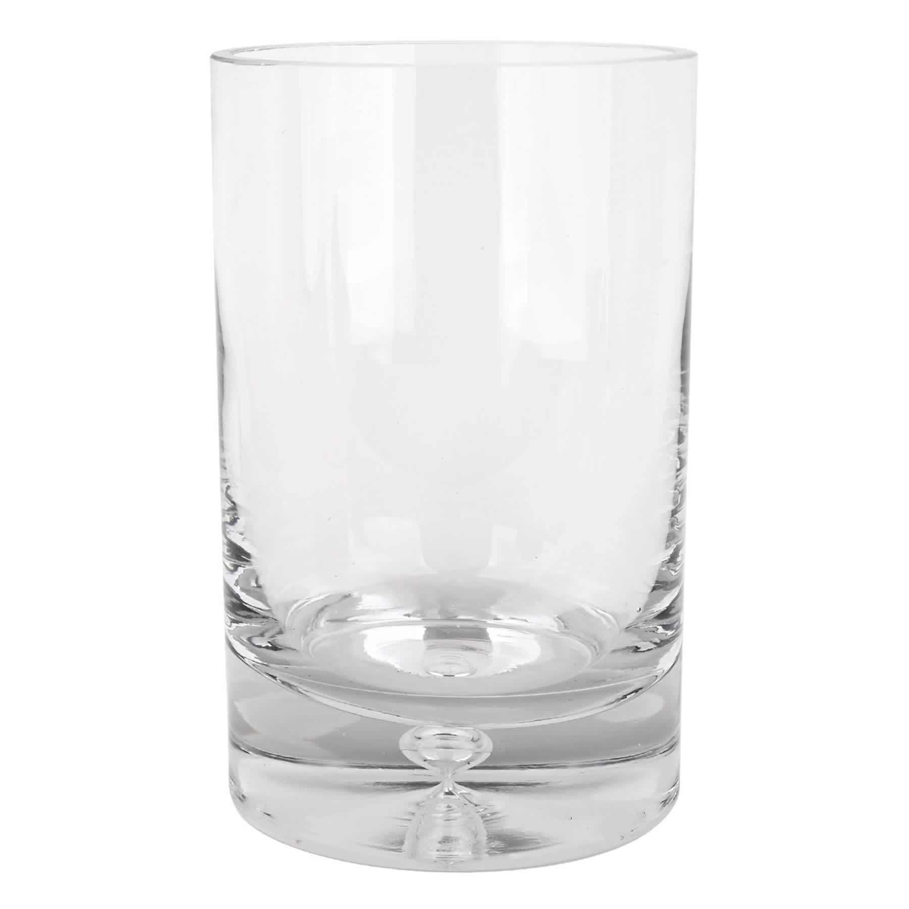 Clear Glass Vase, 8"