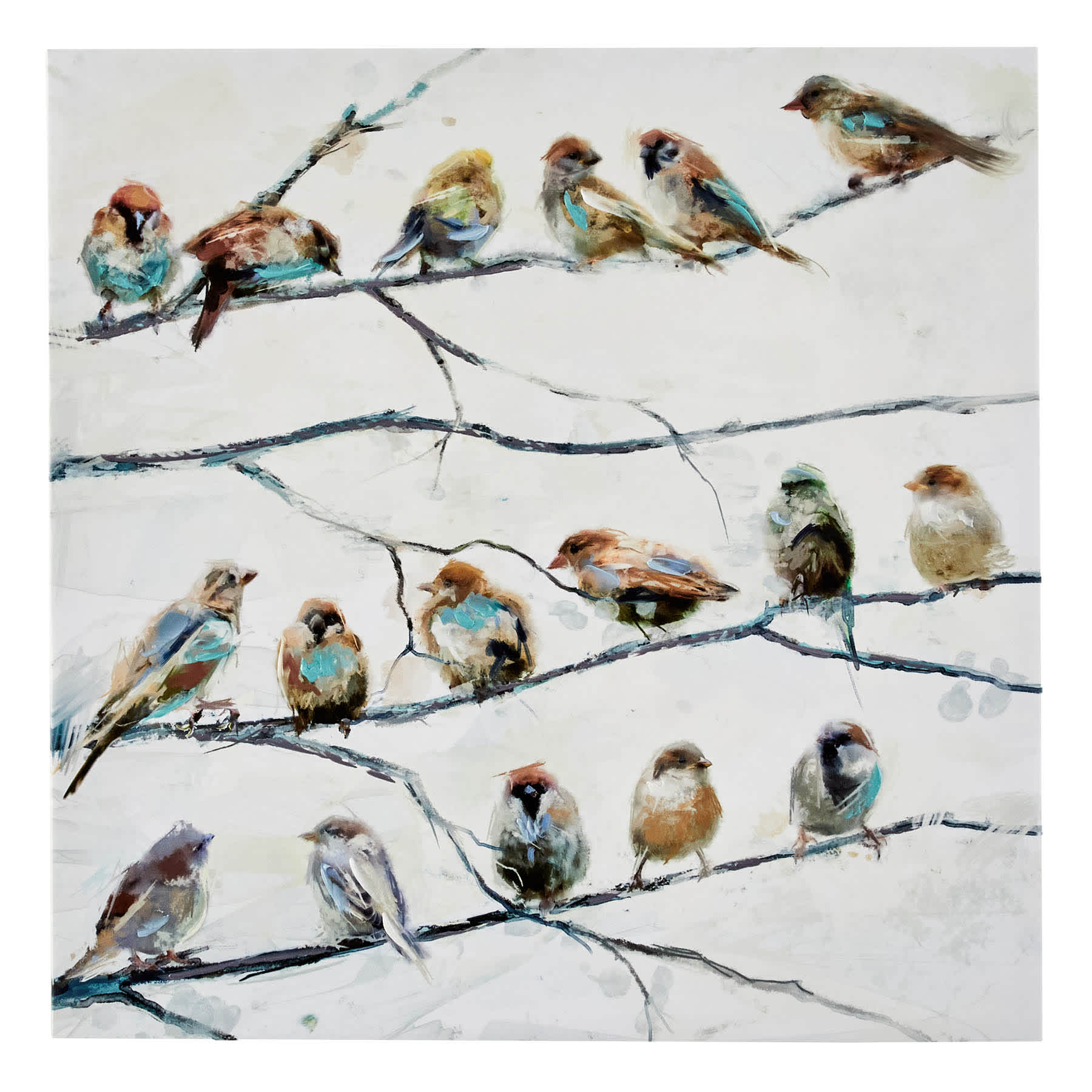 Birds Canvas Wall Art, 28"