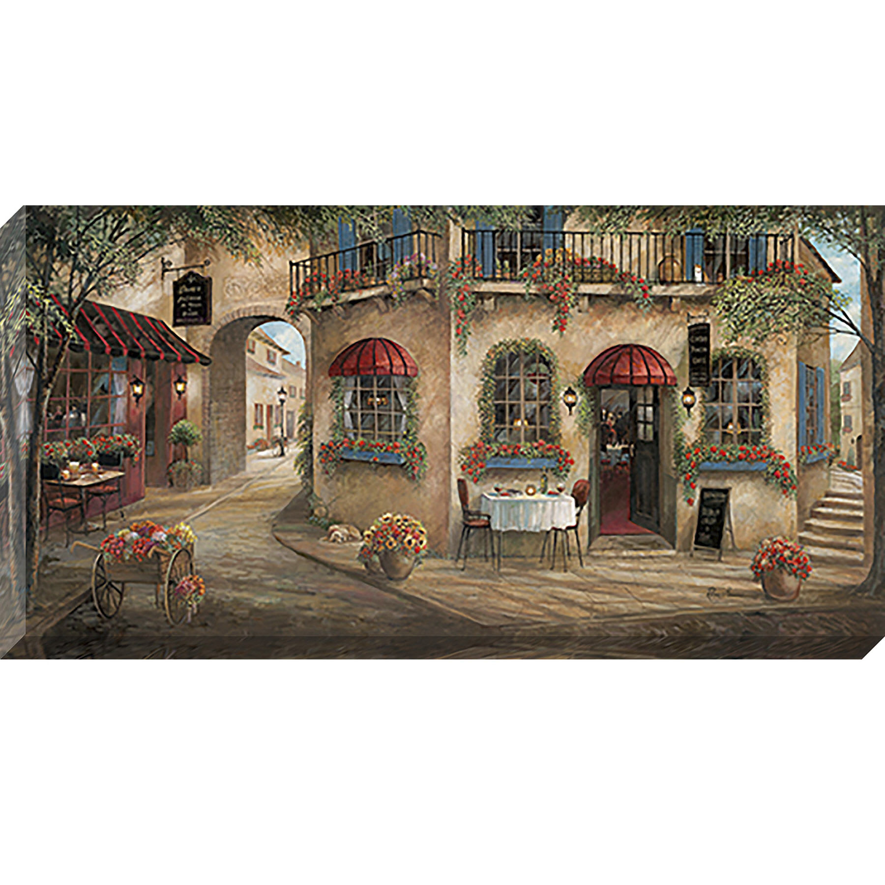 Ginos Pizzeria Textured Canvas Wall Art, 24x48