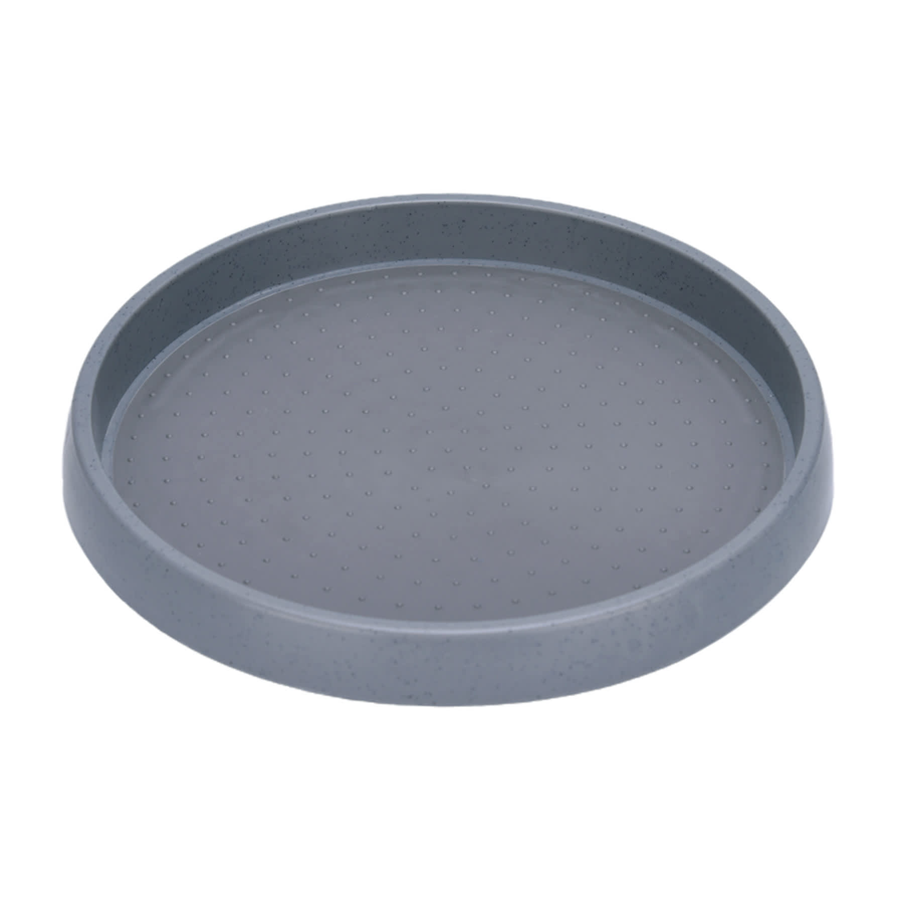 Grey Turntable with Rubber Lining, Small