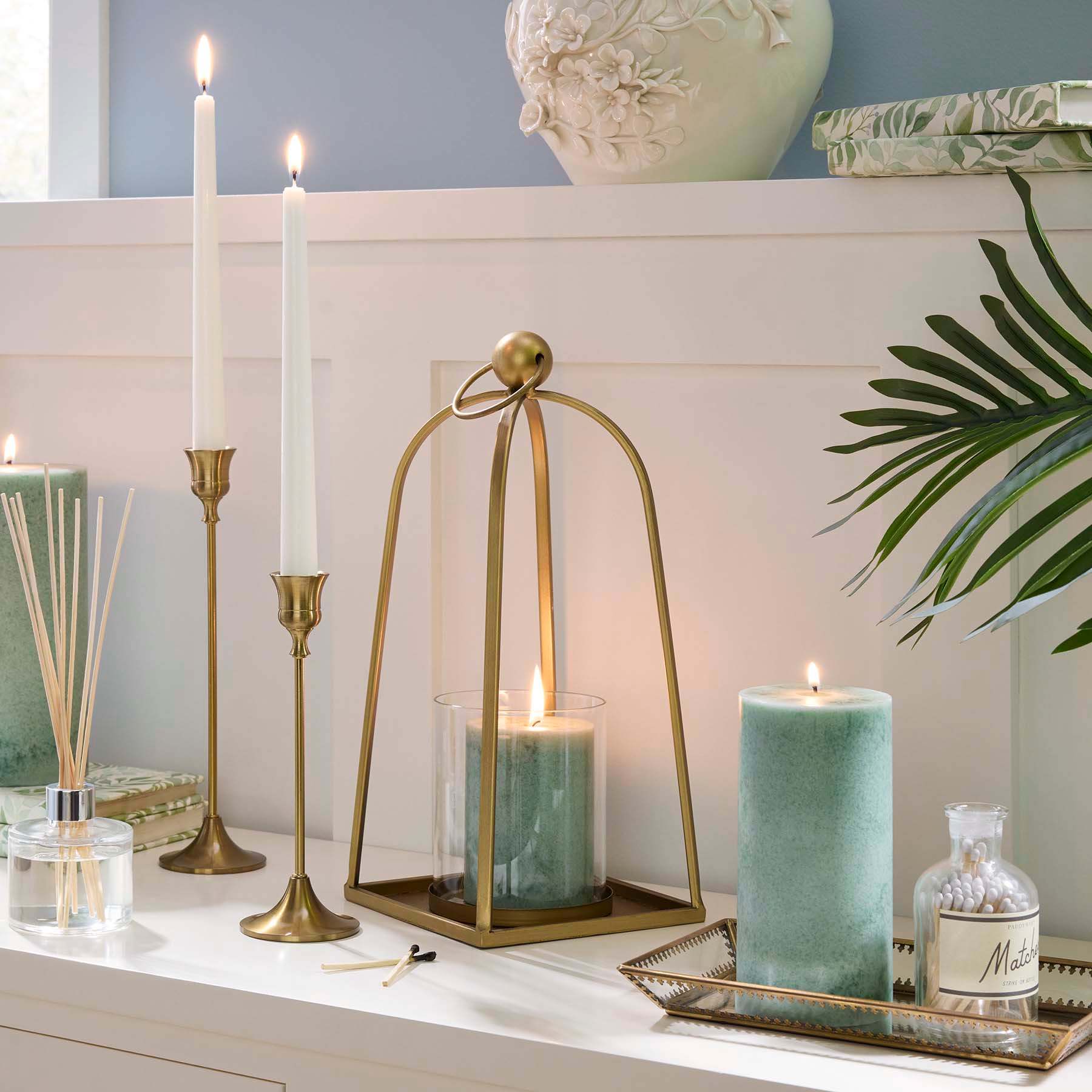 Providence Alder & Eucalyptus Scented Pillar Candle, 4x6