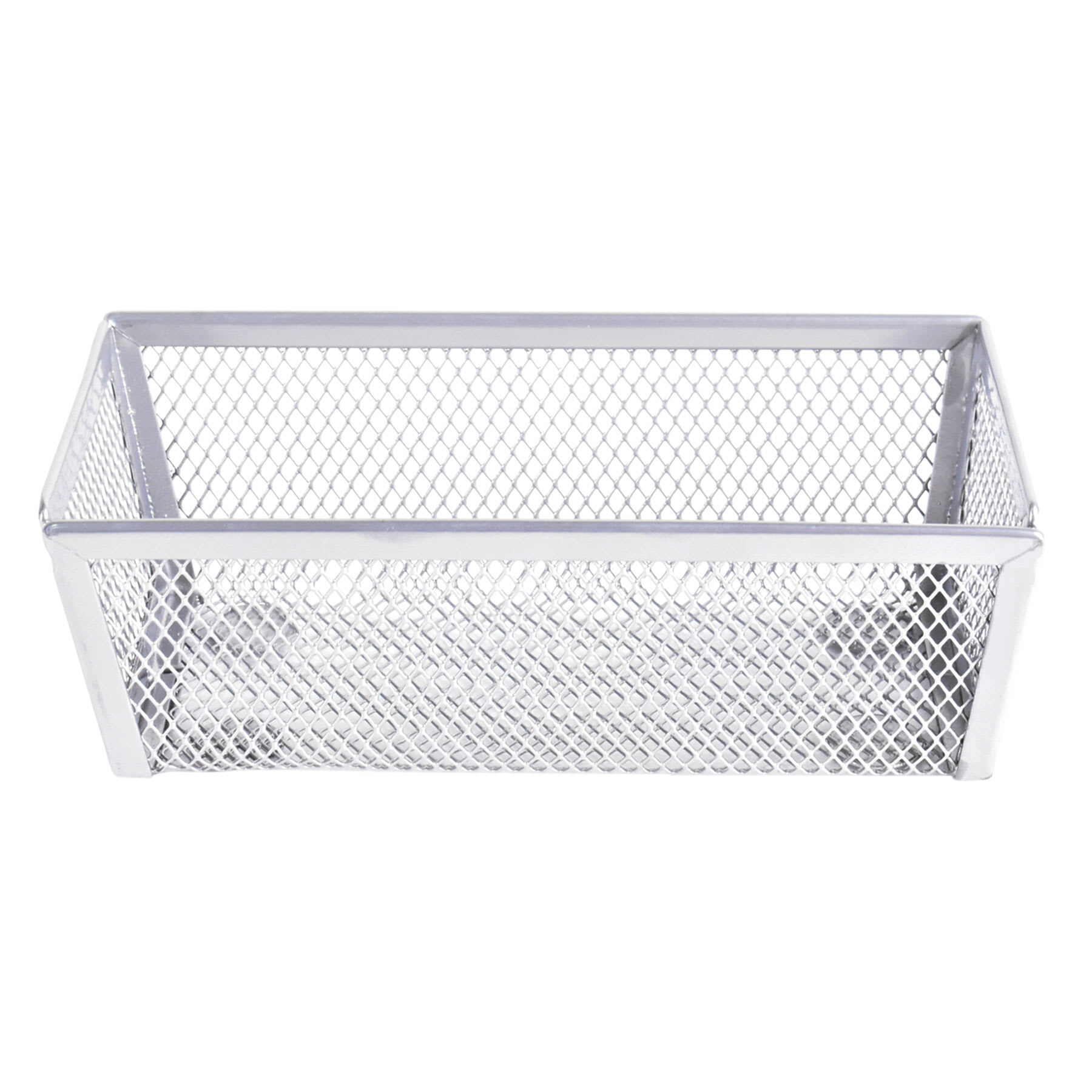 Silver Metal Mesh Drawer Organizer, 3x6
