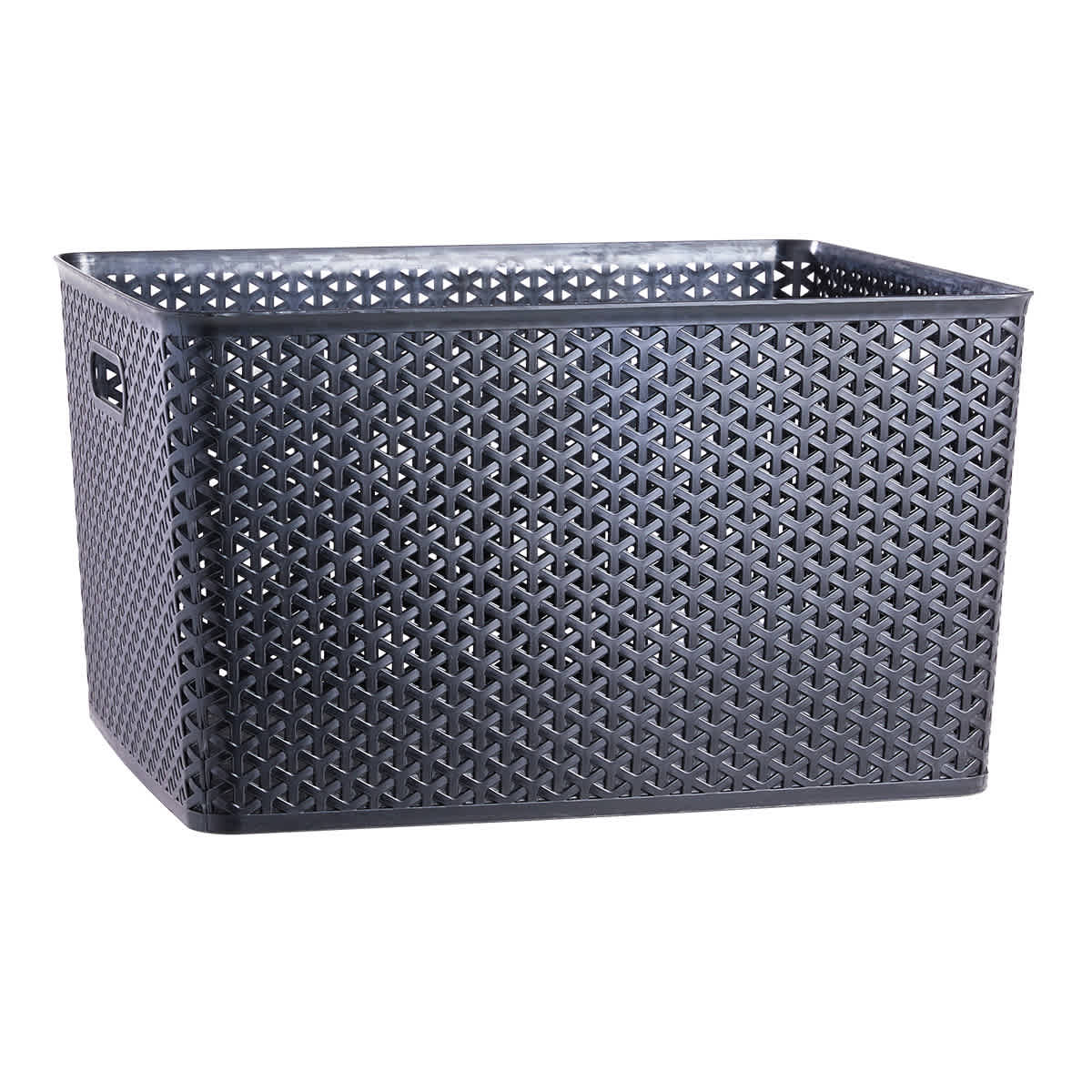 Black Y-Weave Storage Basket, Extra Large