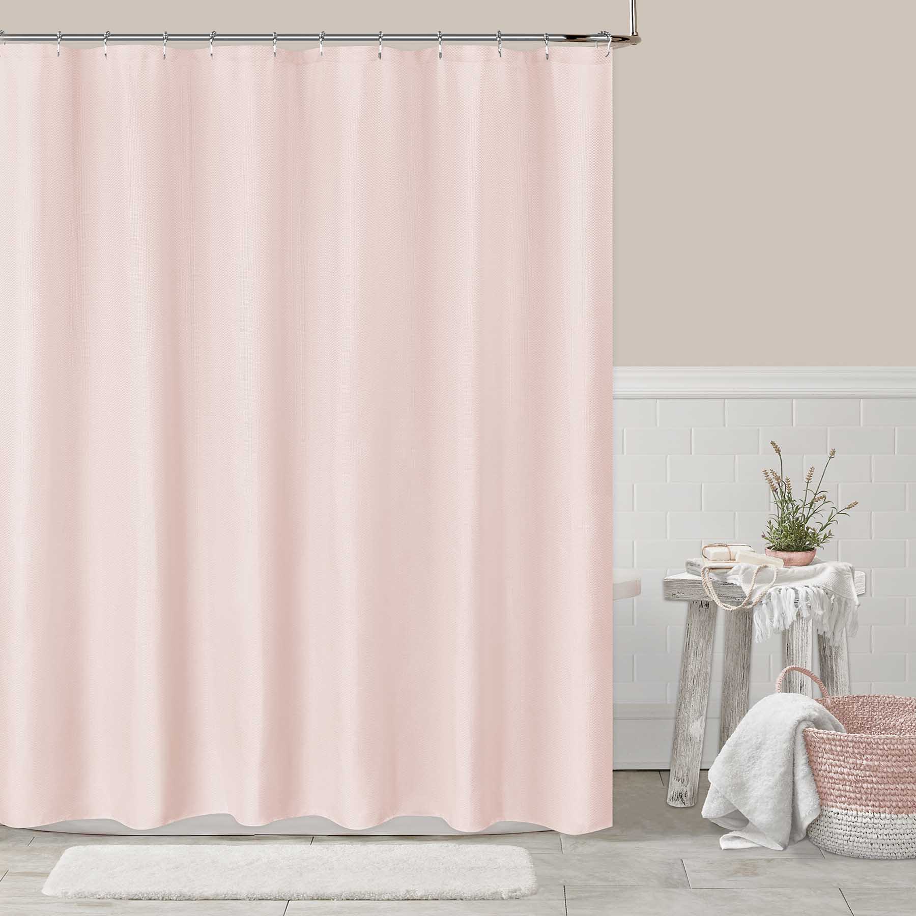 Honeybloom Blush Cassie Shower Curtain, 72"