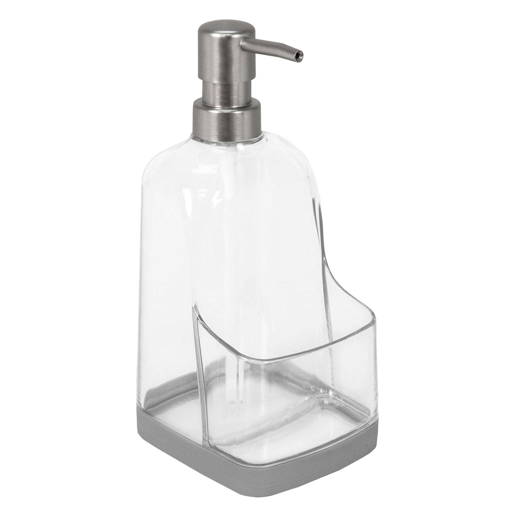 Cora Grey & Clear Soap Pump Dispenser