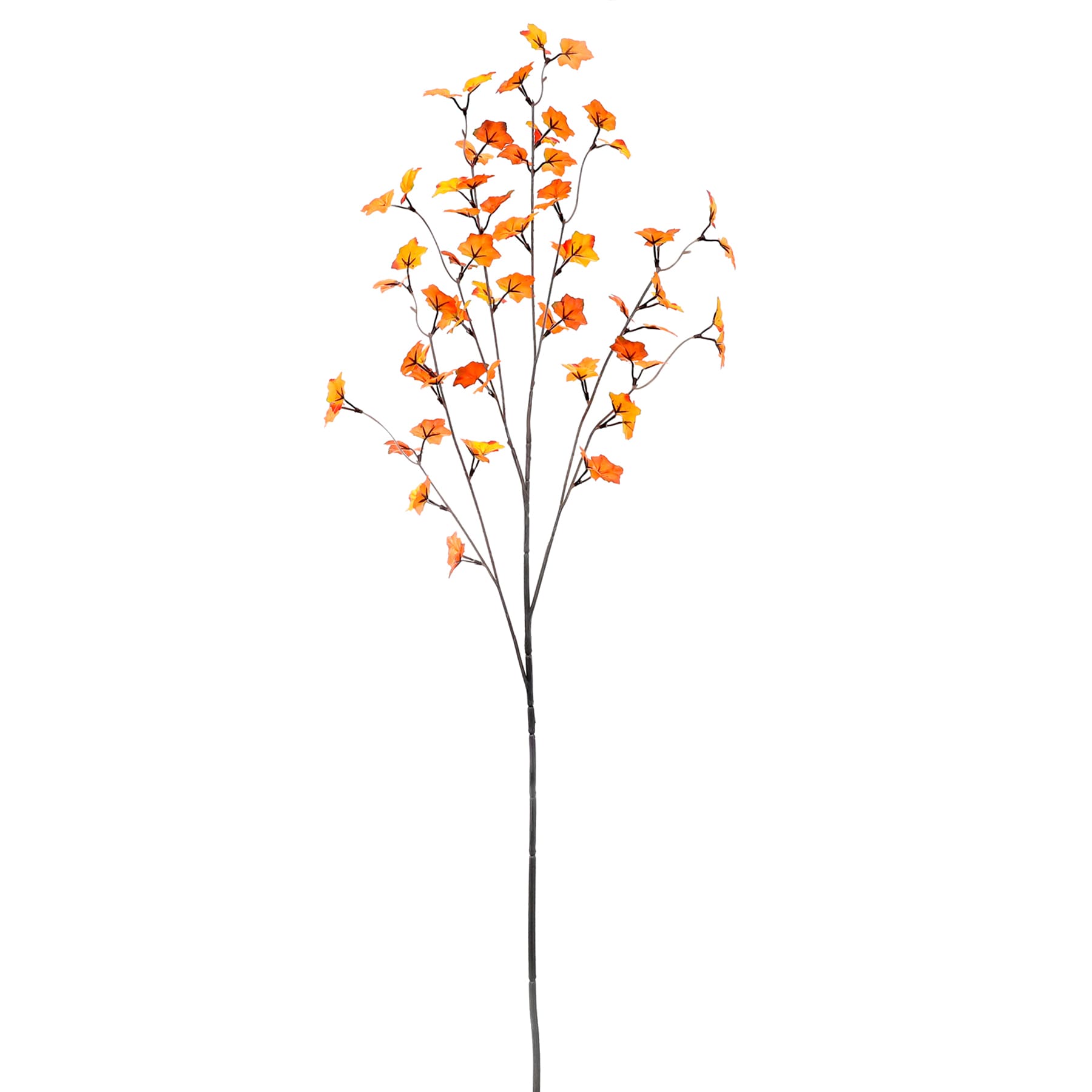 Orange Maple Leaf Stem, 38"