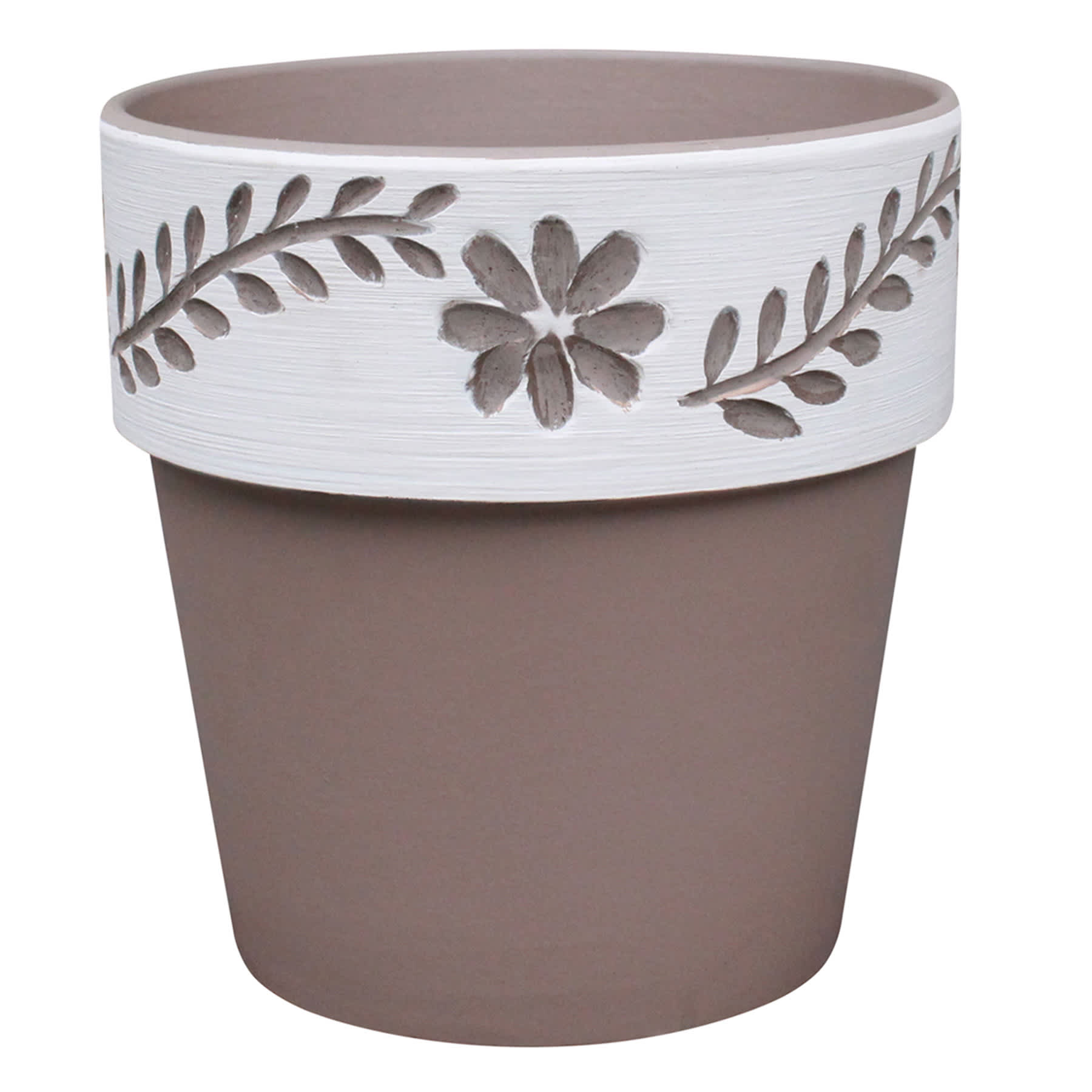 Indoor Flower Top Terra Planter, Medium