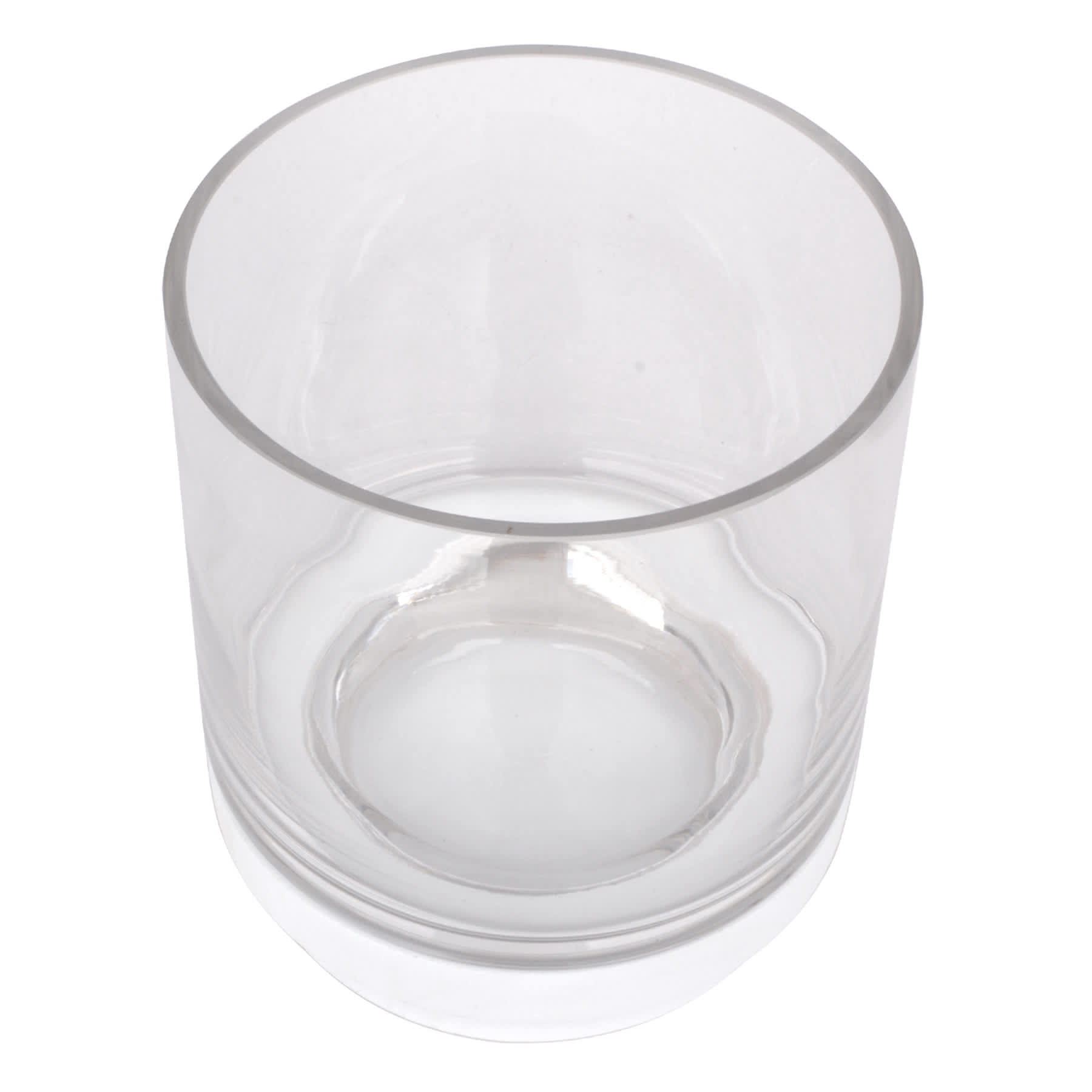 Ty Pennington Glass Candle Holder on Base, 6.7"