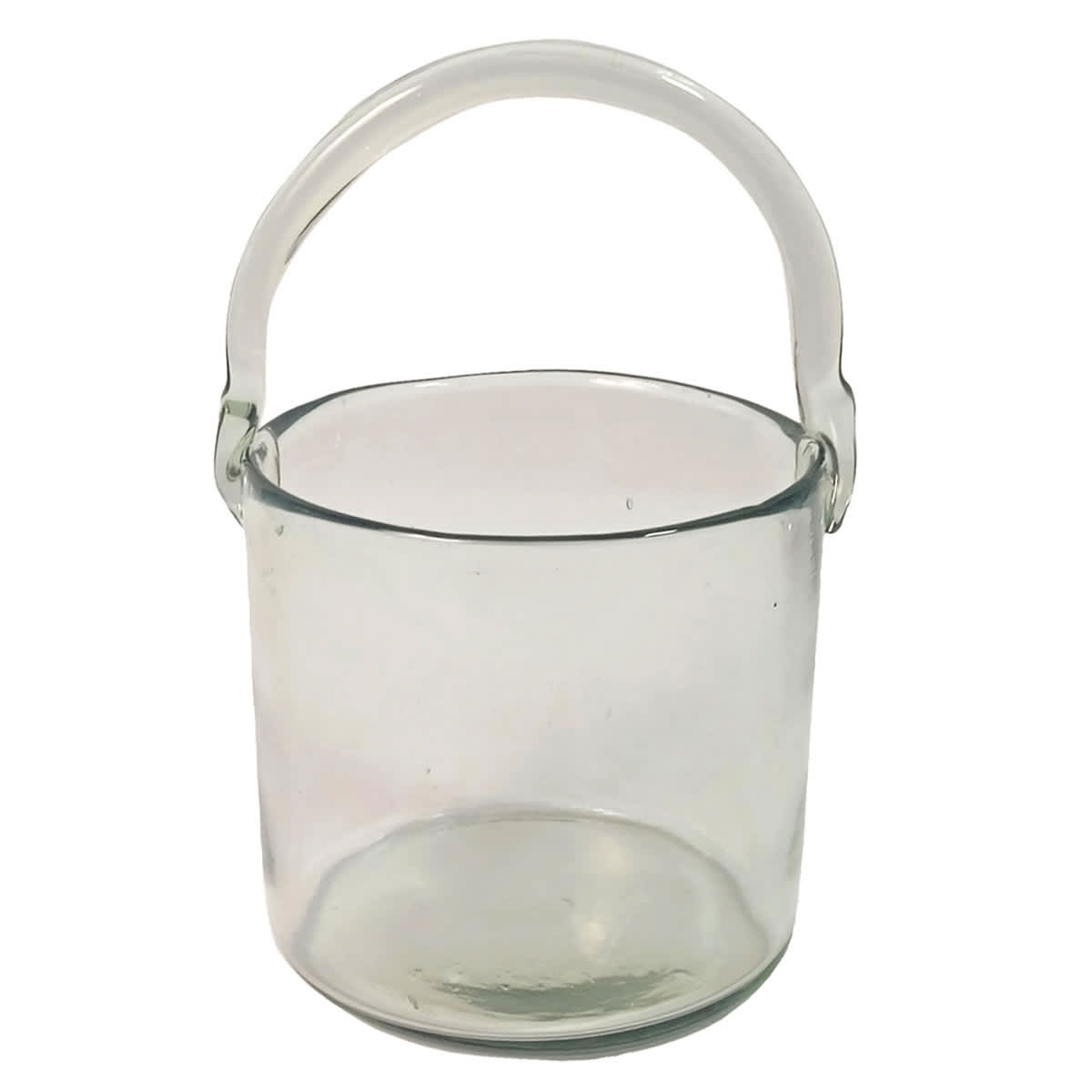 Glass Votive Candle Holder with Handle, 6.5"