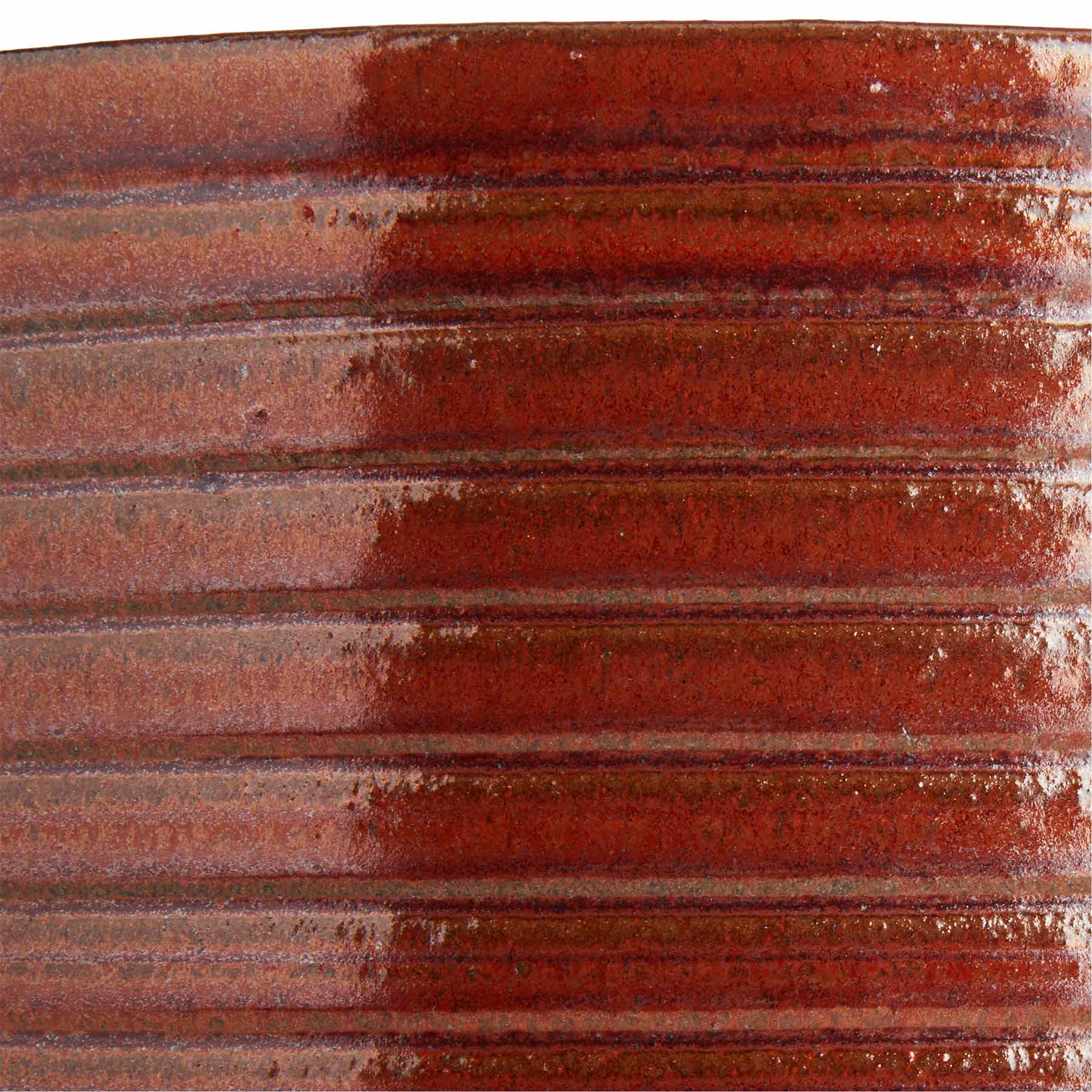 Found & Fable Red & Taupe Outdoor Planter, Medium