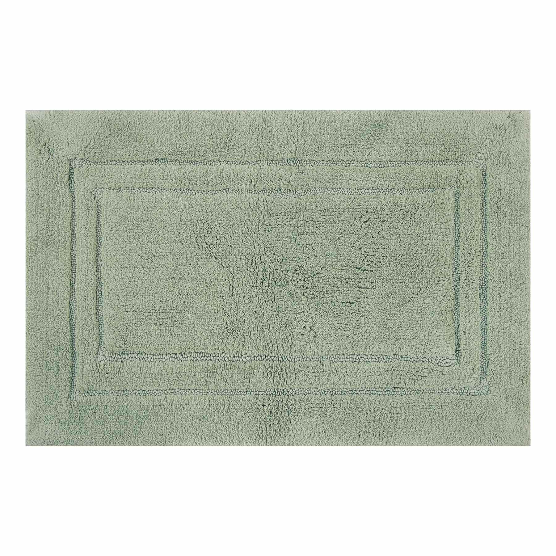 Honeybloom Racetrack Desert Sage Bath Rug, 20x30