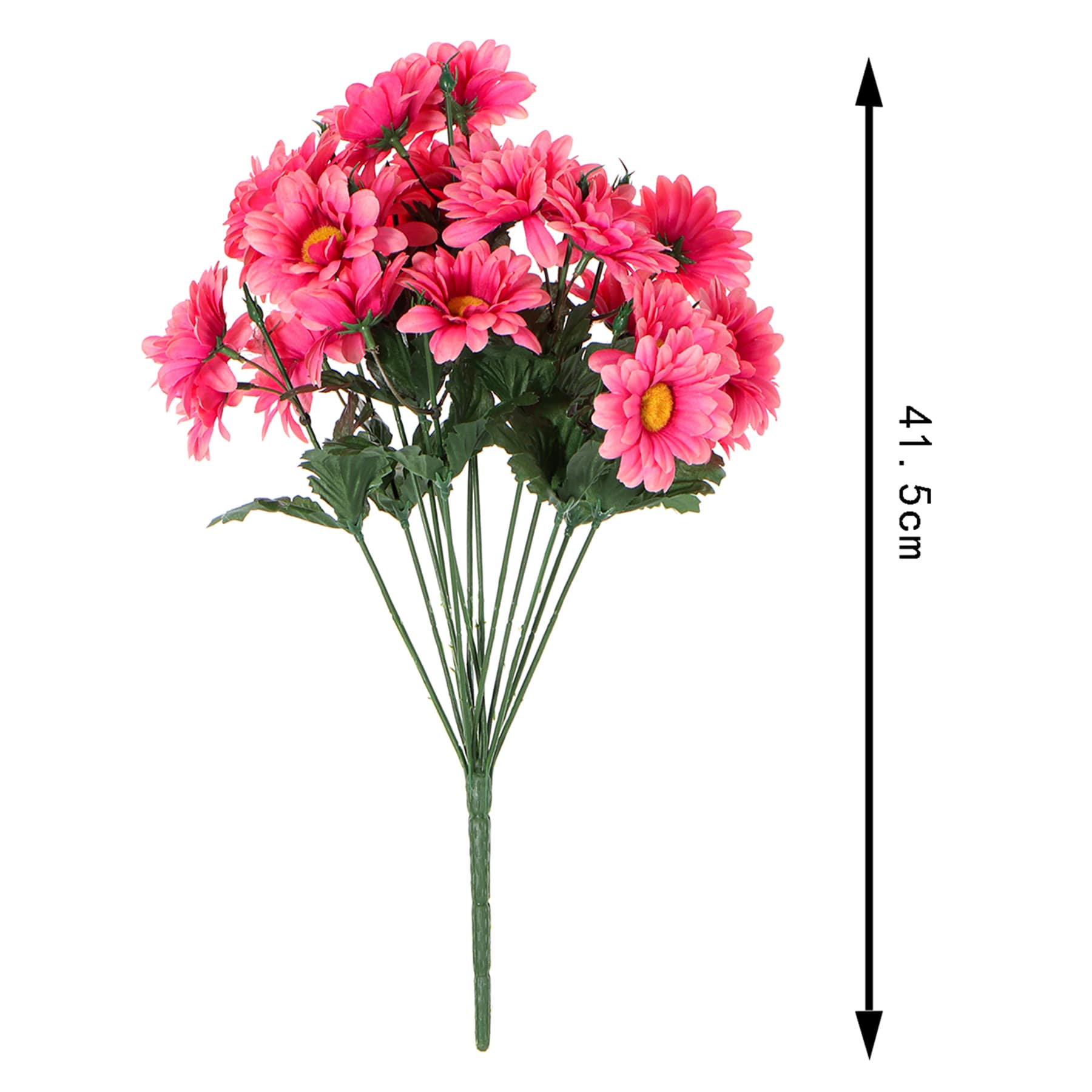 Pink Mum Flower Bush, 16.5"