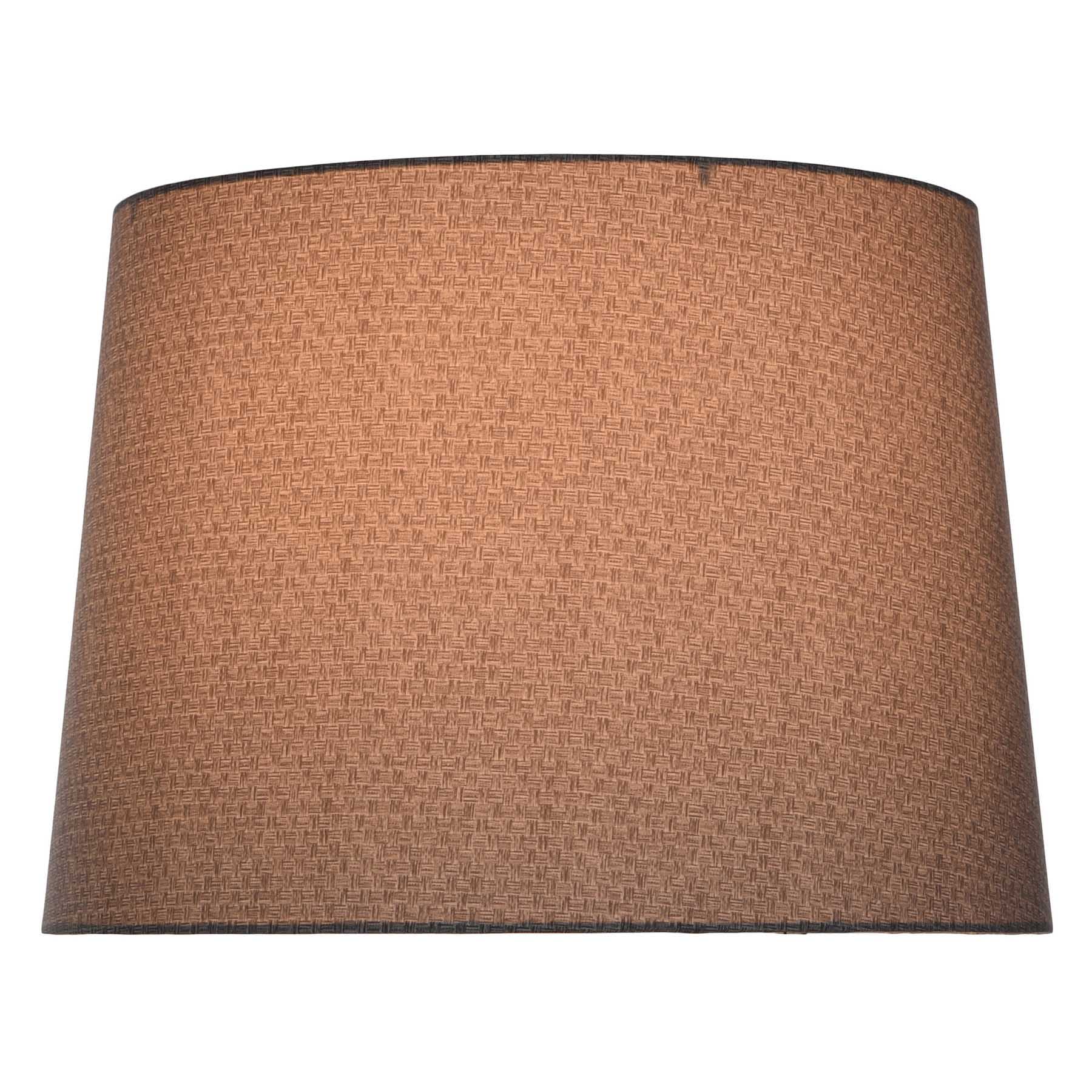Dark Grey Drum Tweed Medium Table Lamp Shade, 14x12x10