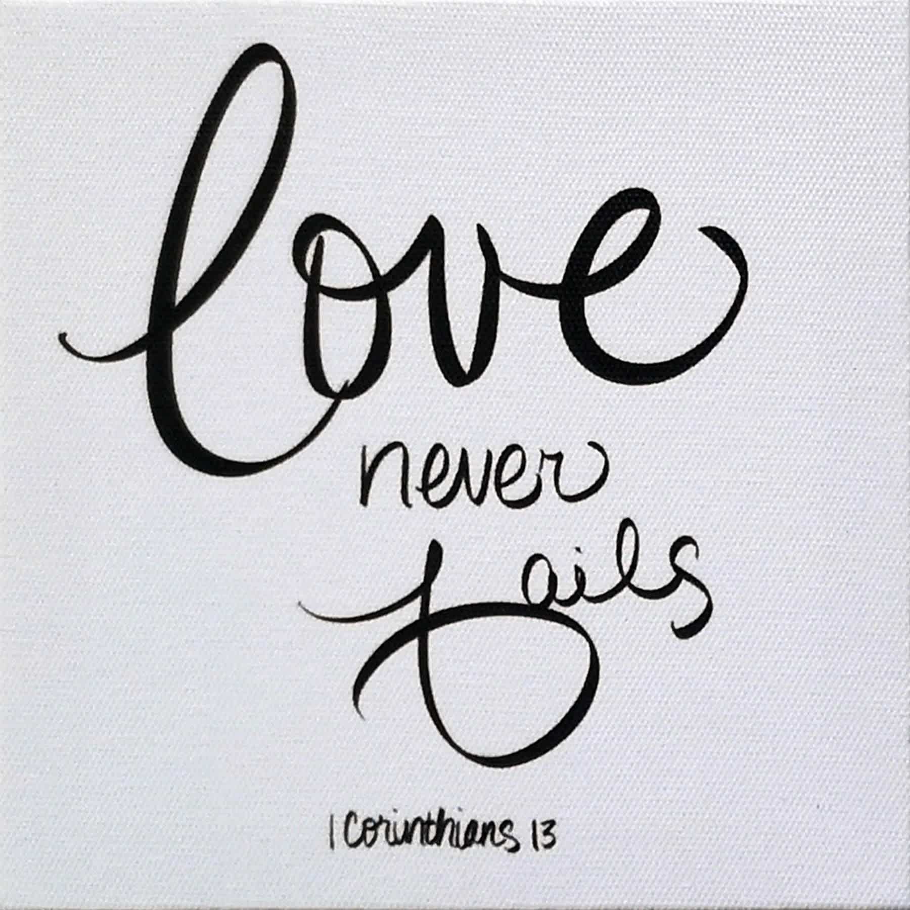 3-Piece Scripture Canvas Wall Sign Set, 6"