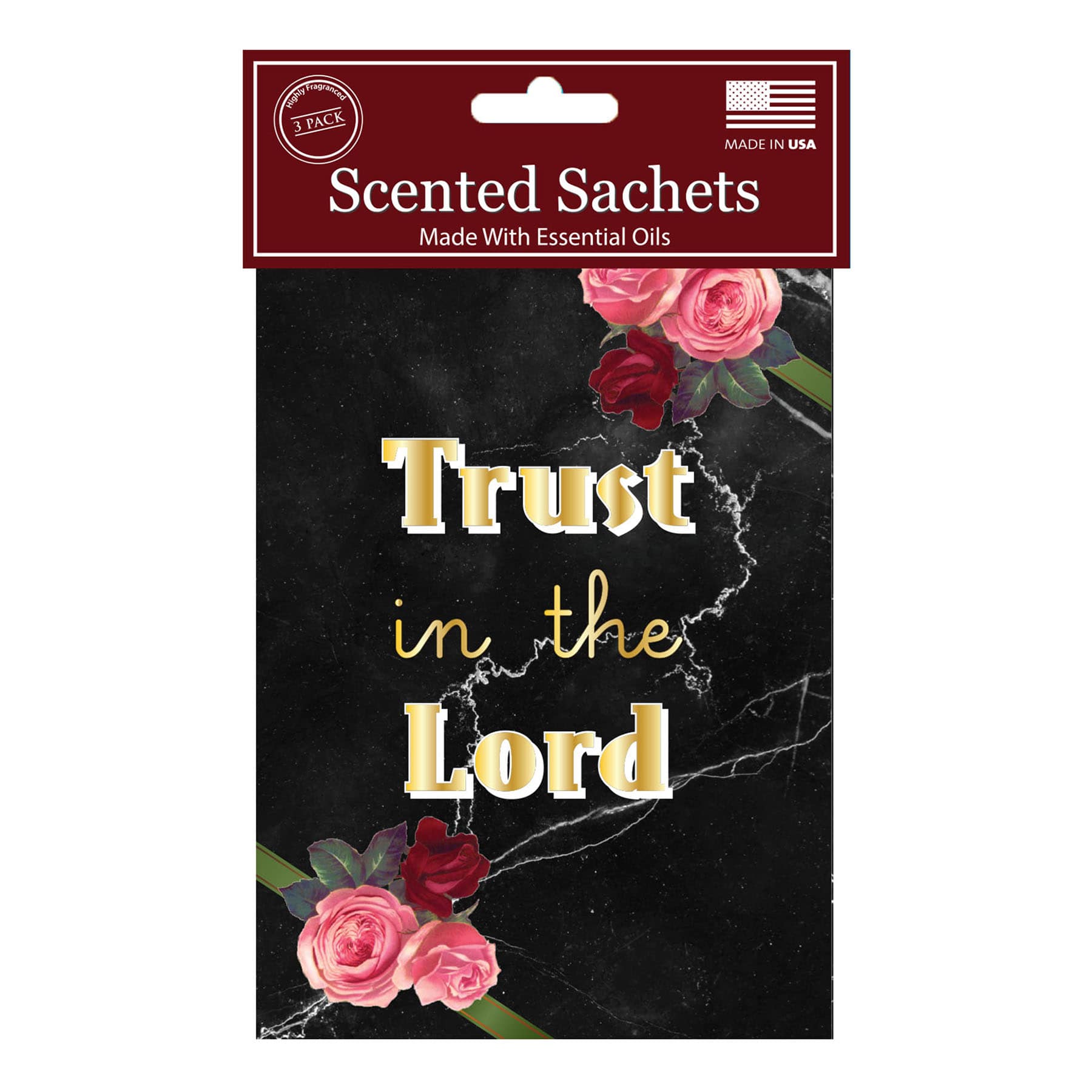 3-Pack Trust In The Lord Scented Sachet