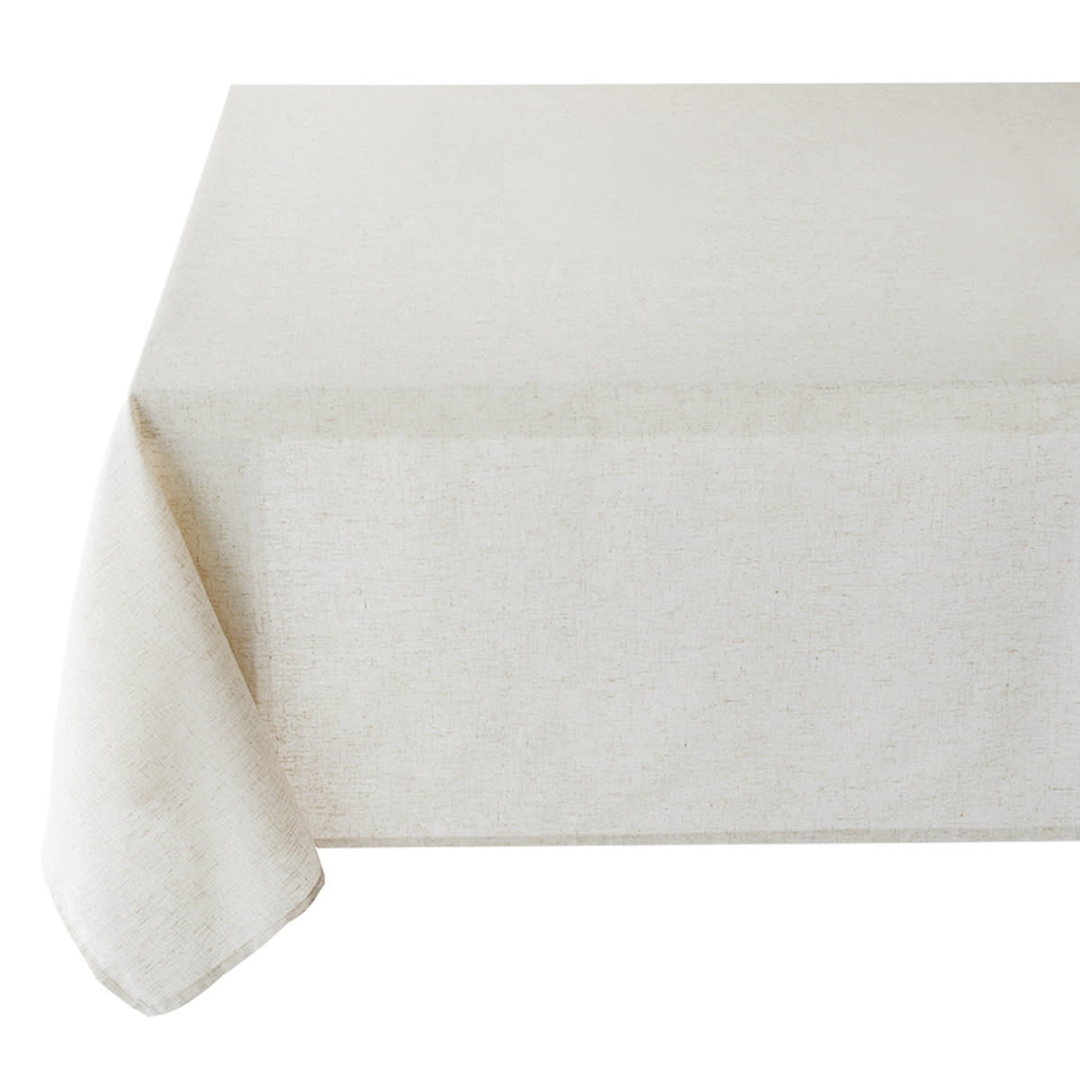 Natural Darby Tablecloth, 60x84