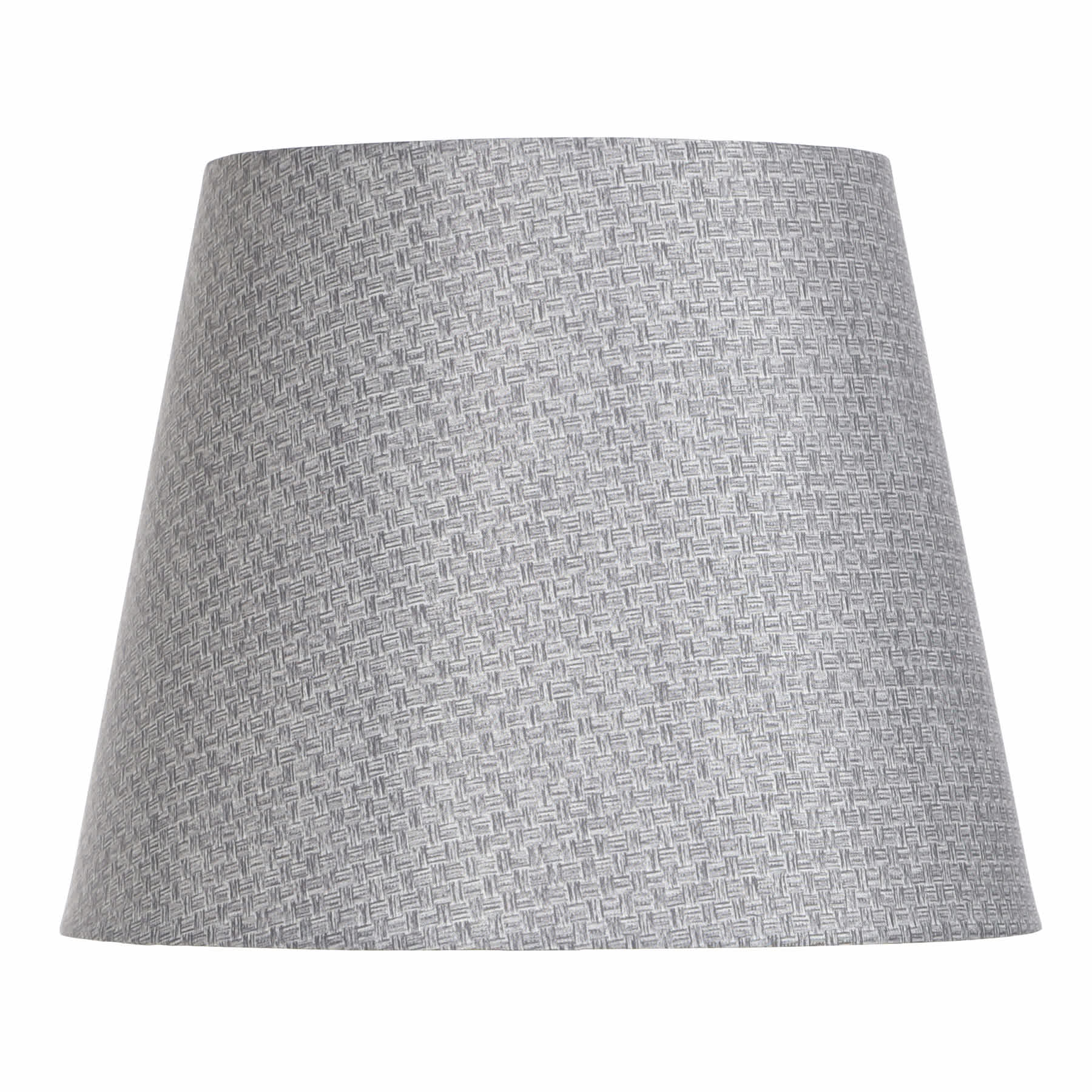 Grey Tweed Small Table Lamp Shade, 10x7x8