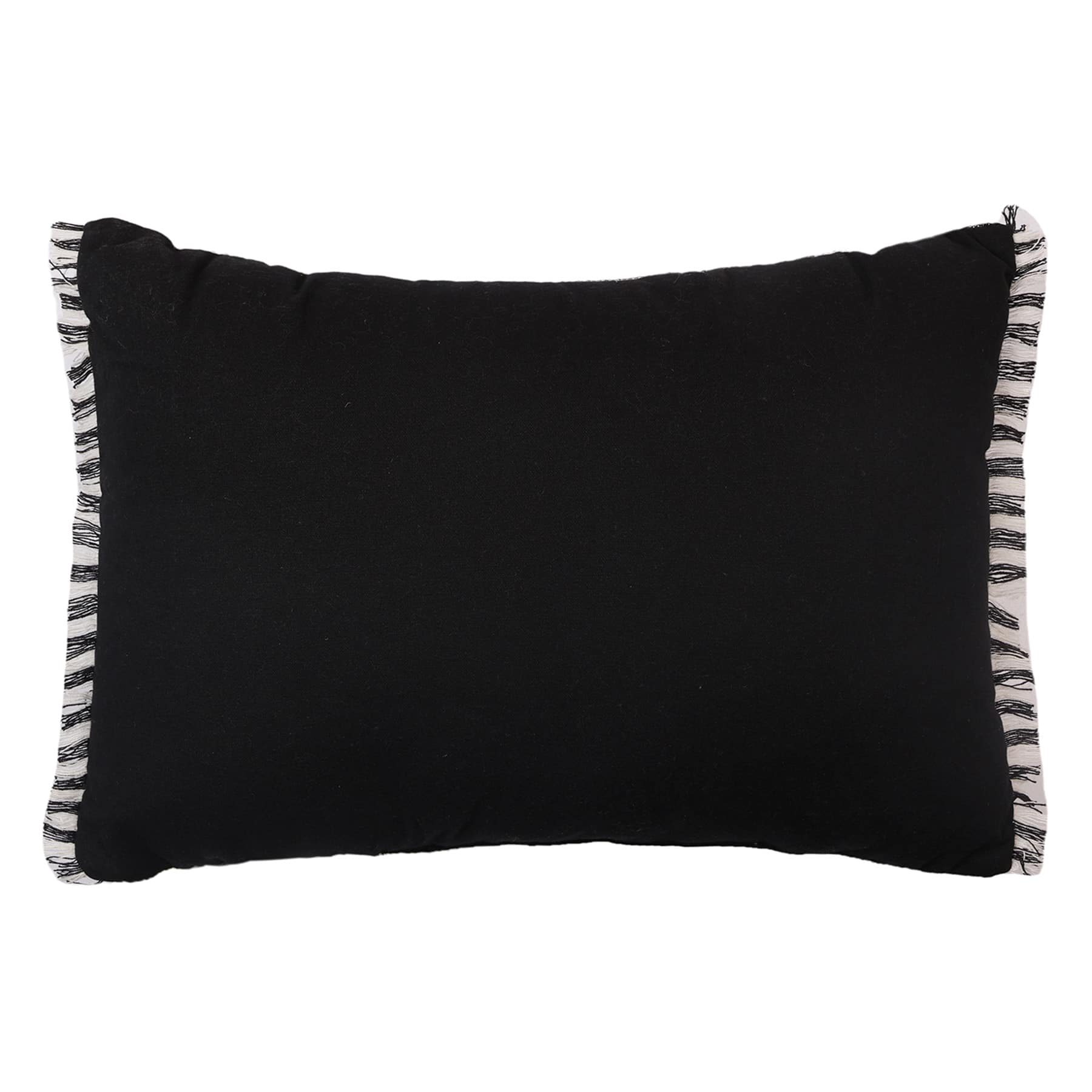Spooky Embroidered Throw Pillow, 14x20