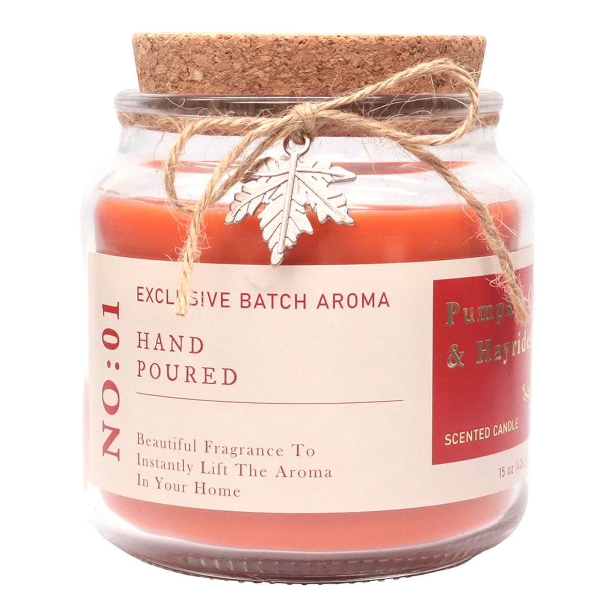 Pumpkin Carvings & Hayrides Scented Jar Candle, 15oz