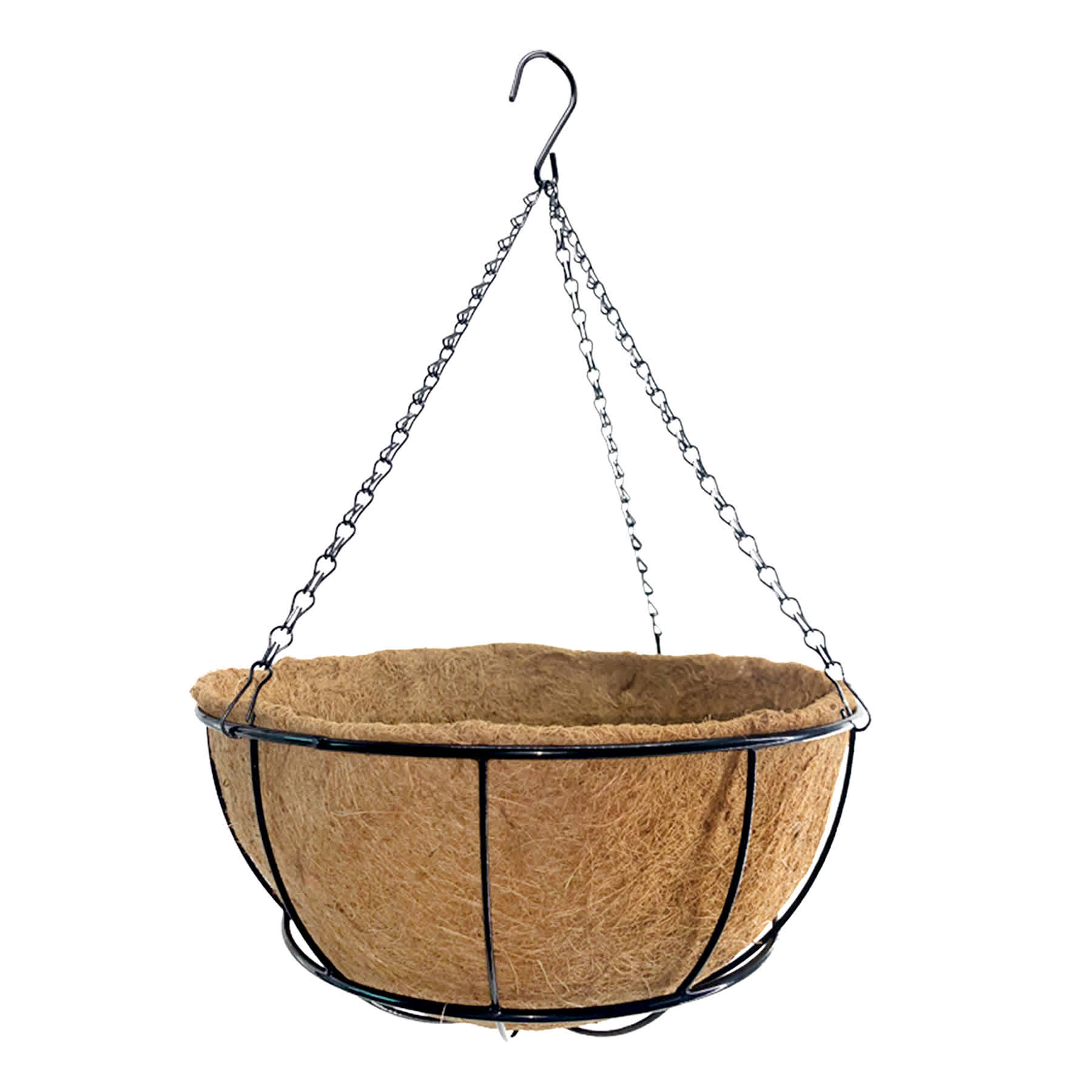 Coco Metal Wire Hanging Planter, Large