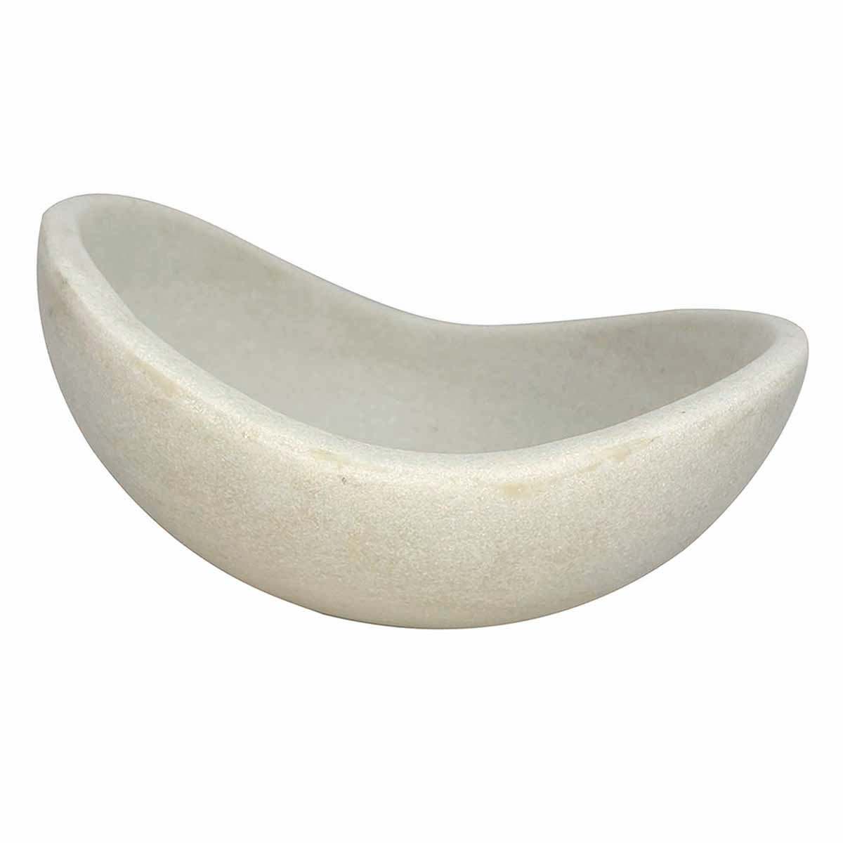 White Resin Bowl, 11"