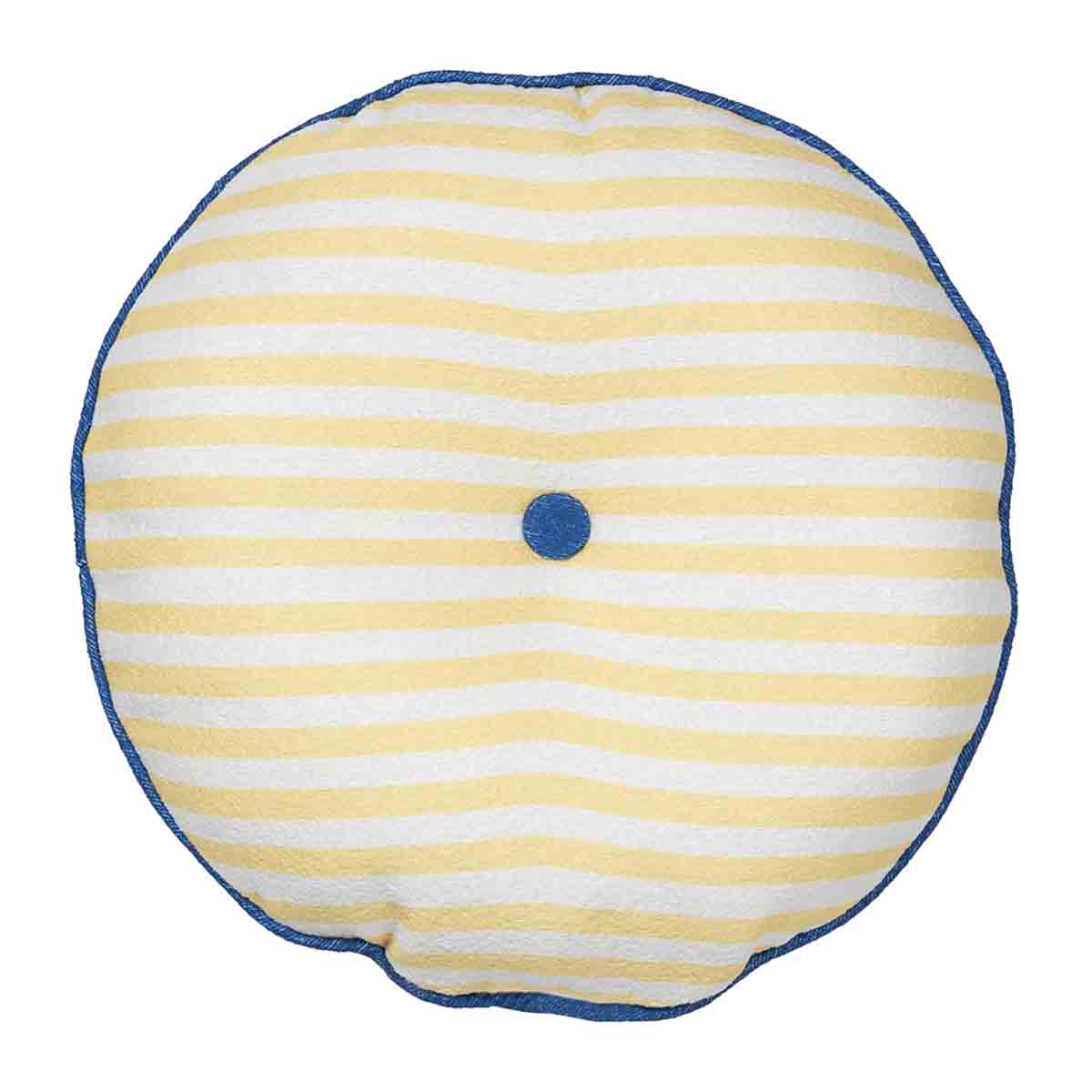 Sunny Club Round Stripe Outdoor Throw Pillow, 16"