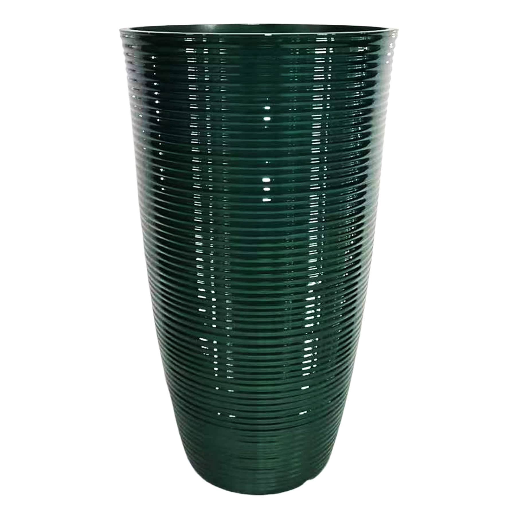 Millie Green Tall Outdoor Planter, Small